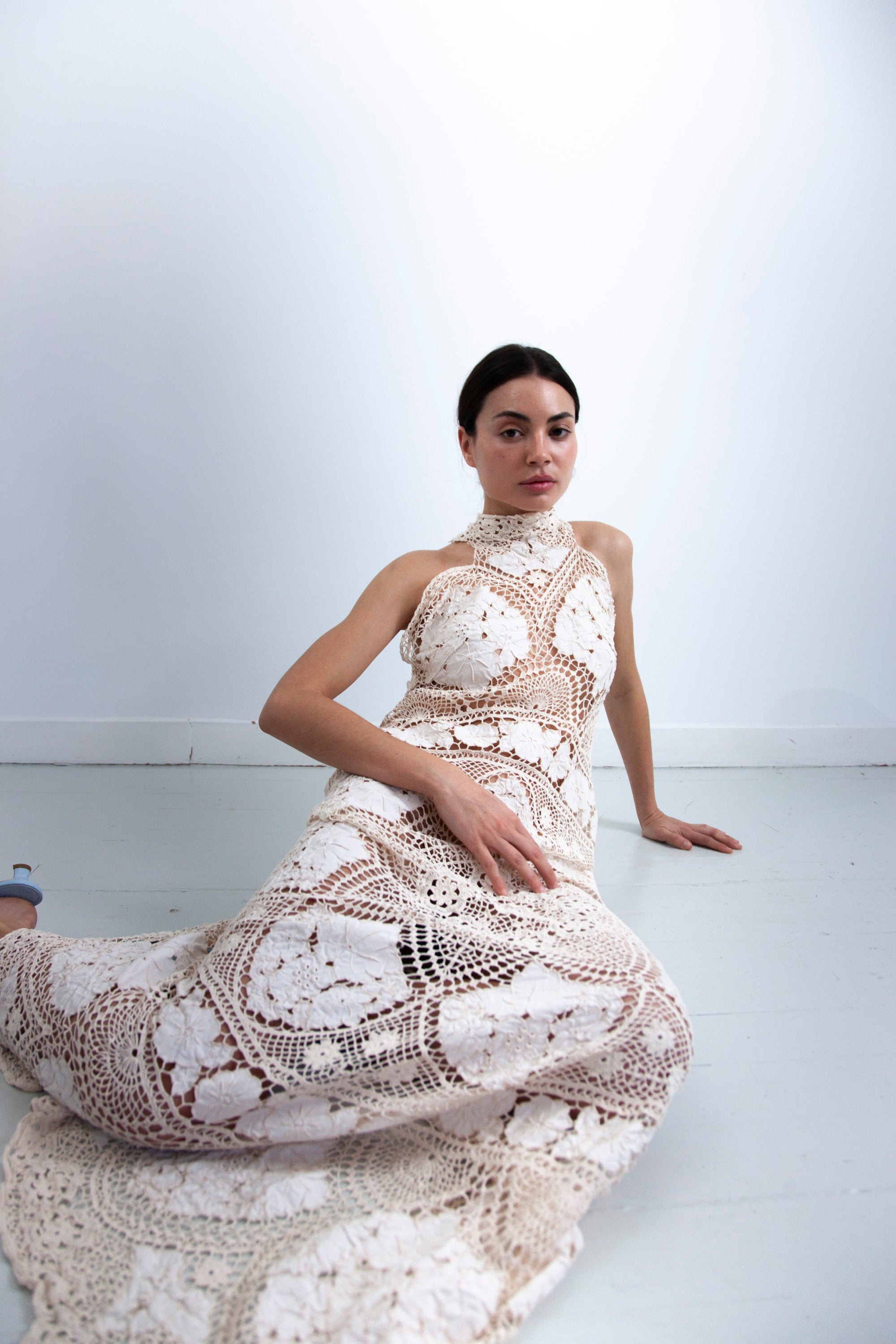 HANDKERCHIEF LONG DRESS