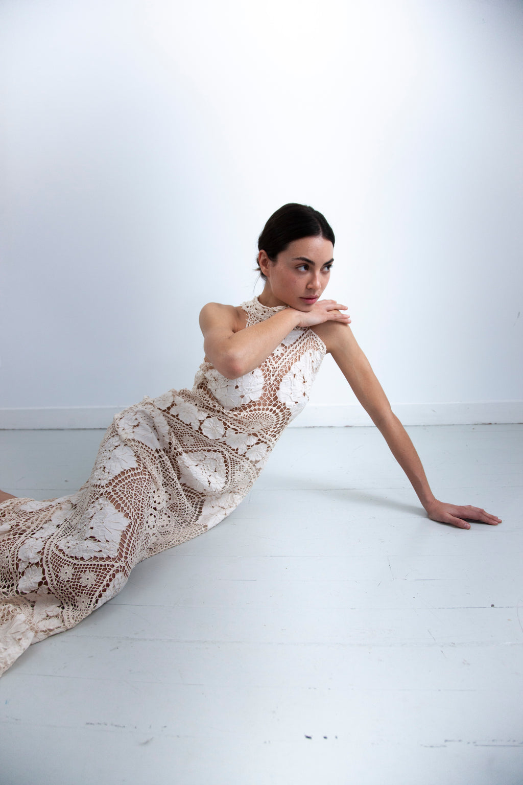 HANDKERCHIEF LONG DRESS