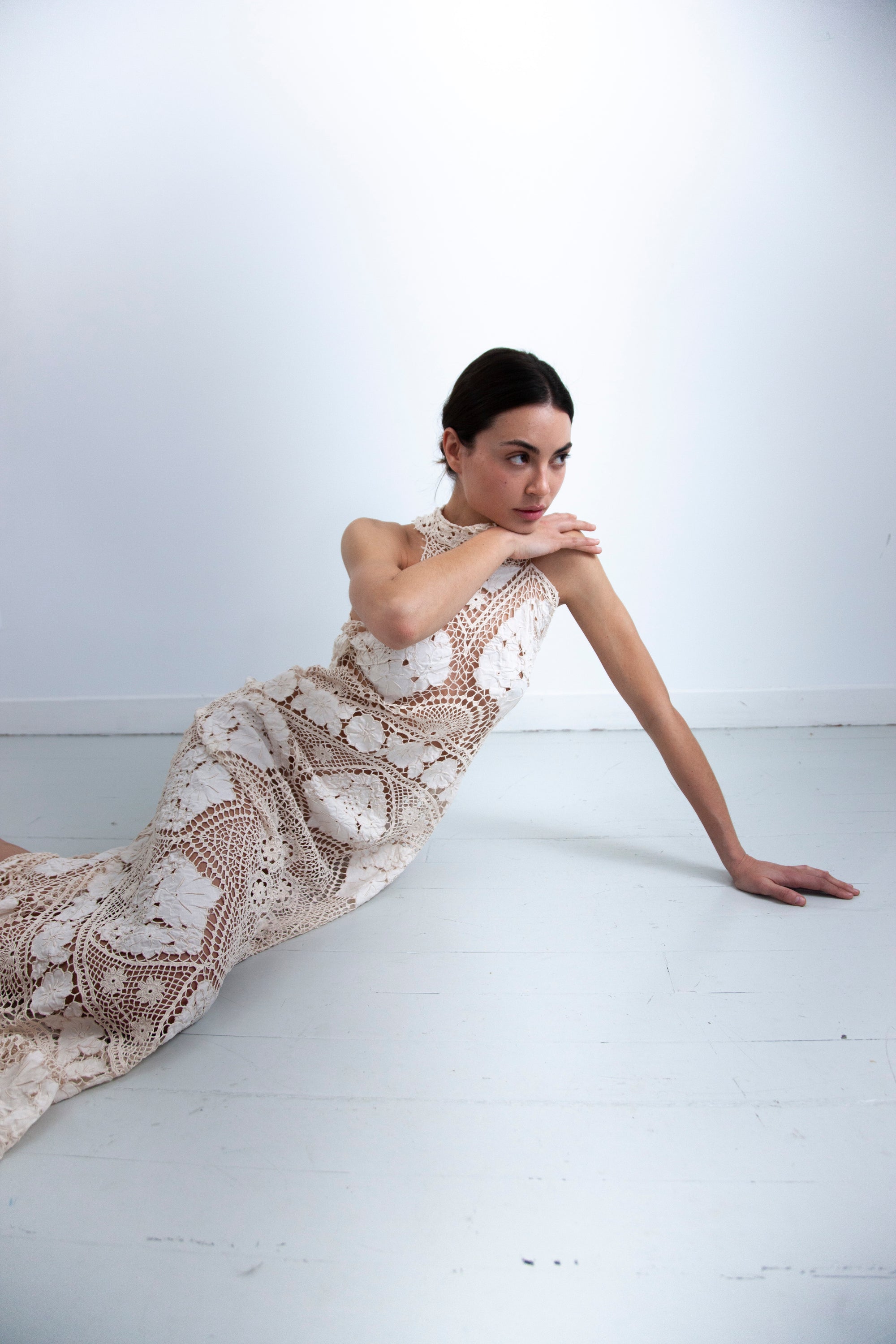 HANDKERCHIEF LONG DRESS