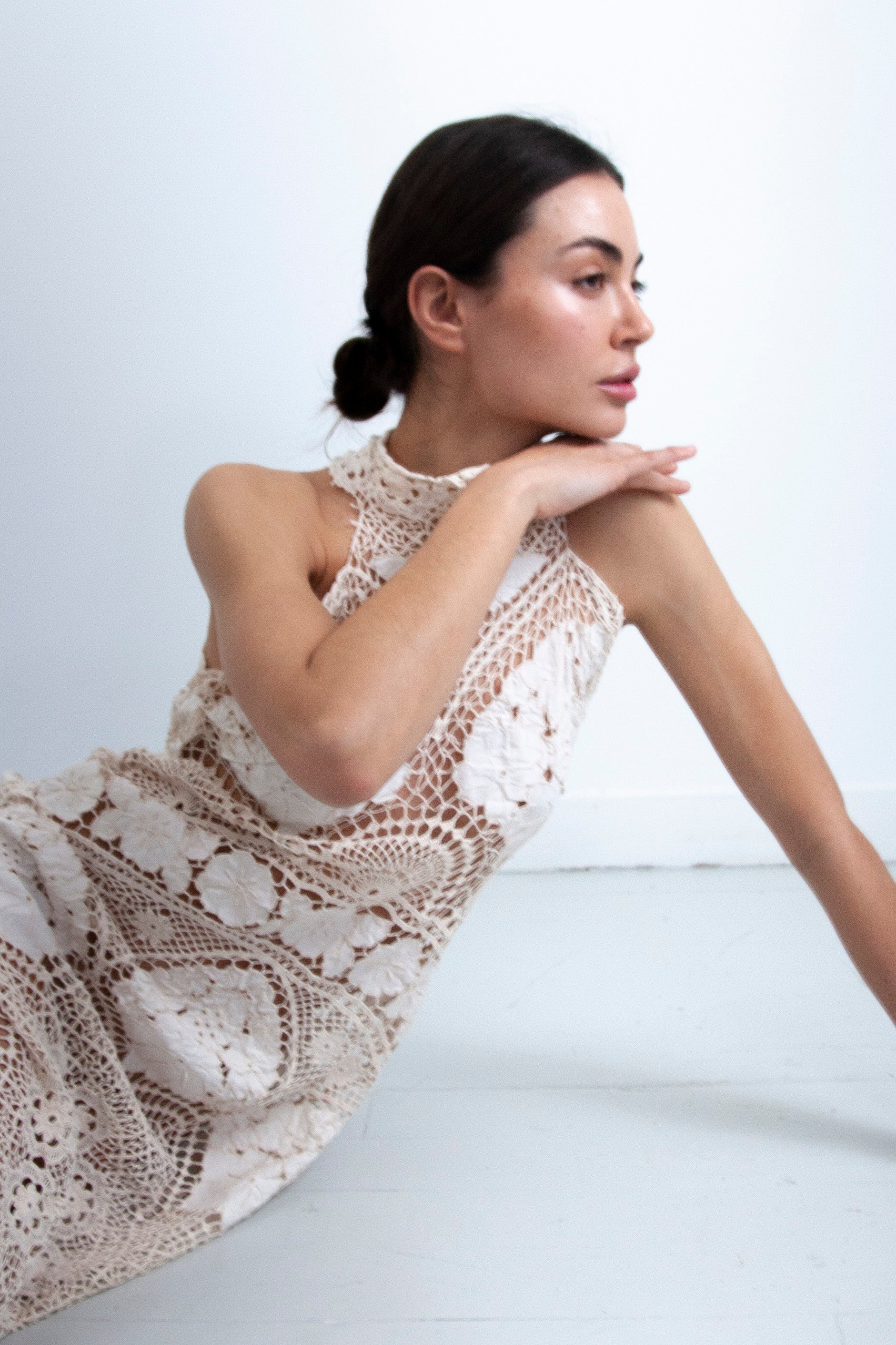 HANDKERCHIEF LONG DRESS