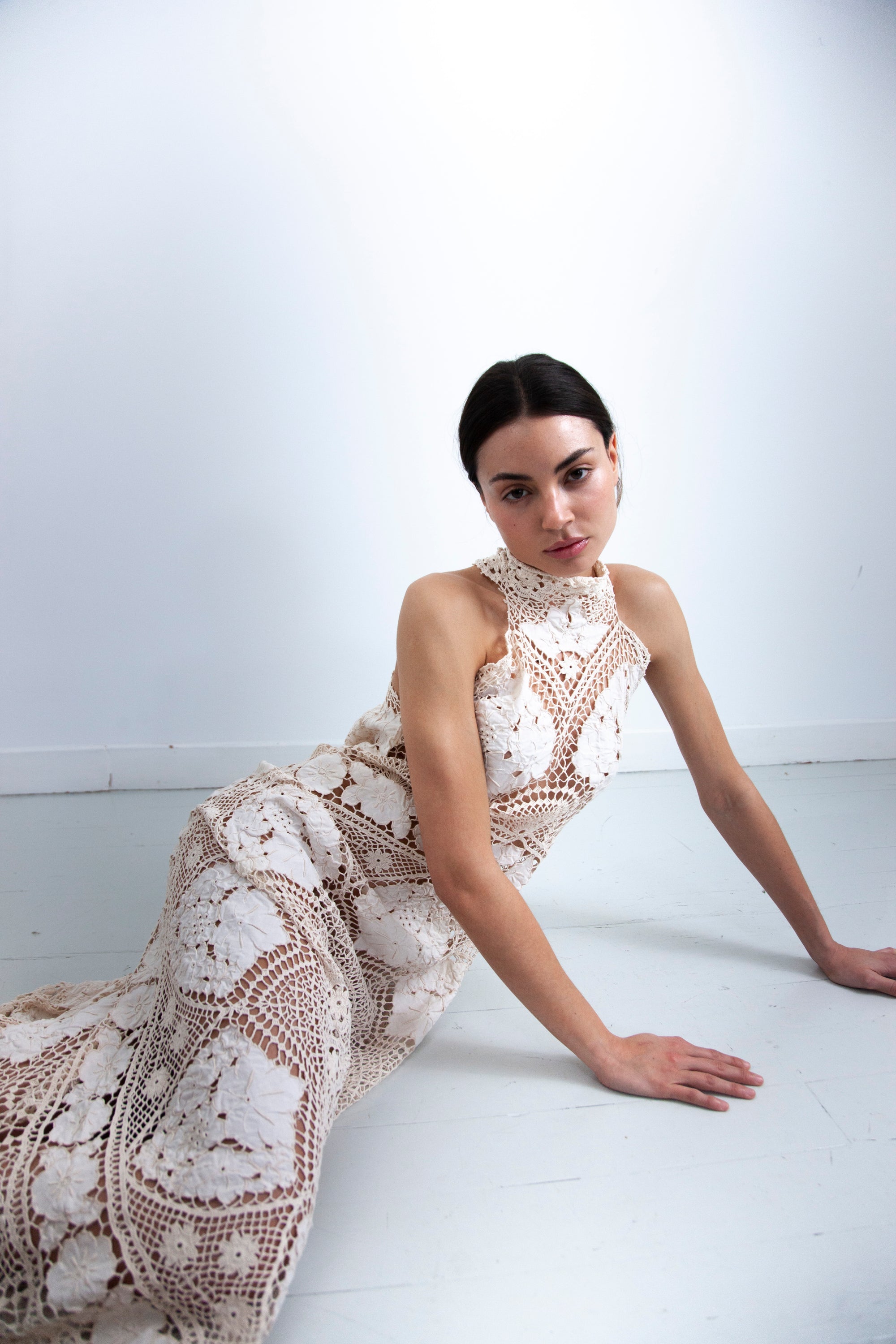 HANDKERCHIEF LONG DRESS