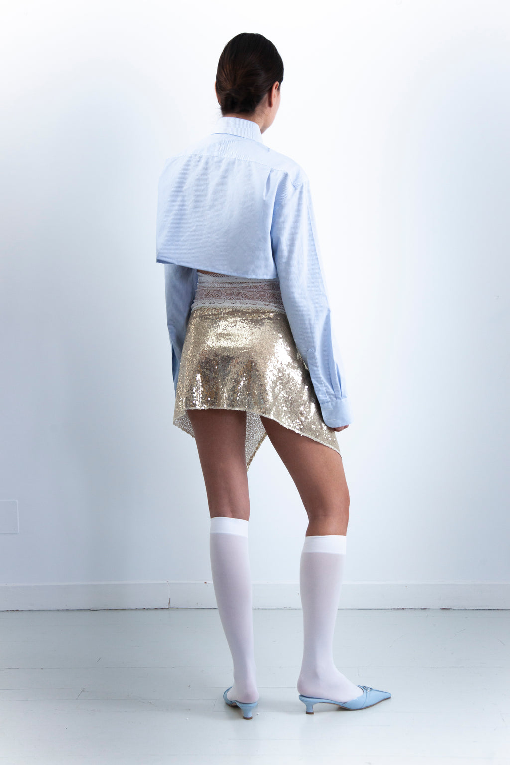 SAVANA GOLD LACE SKIRT