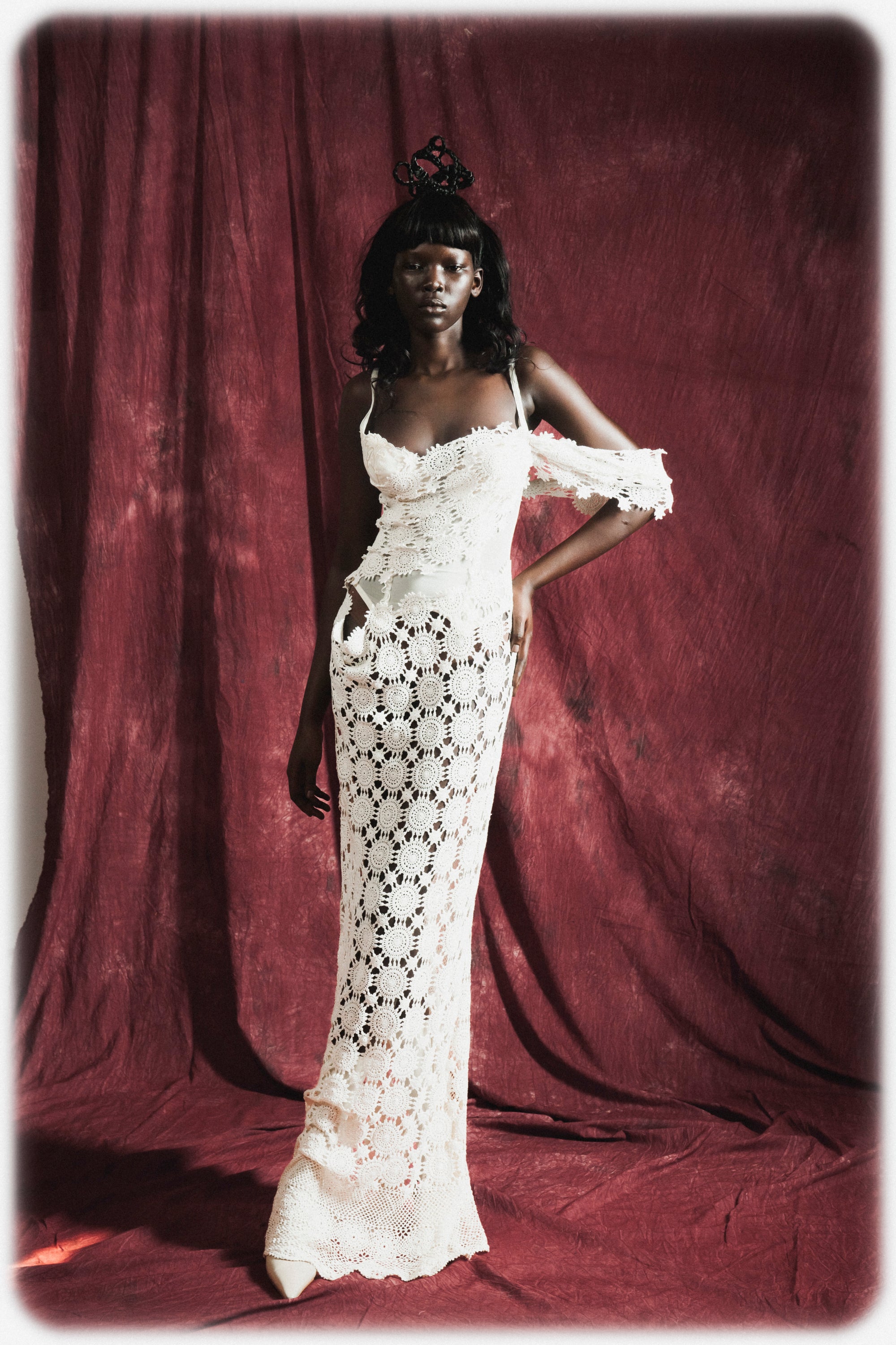 FLORA CORSET MAXI DRESS