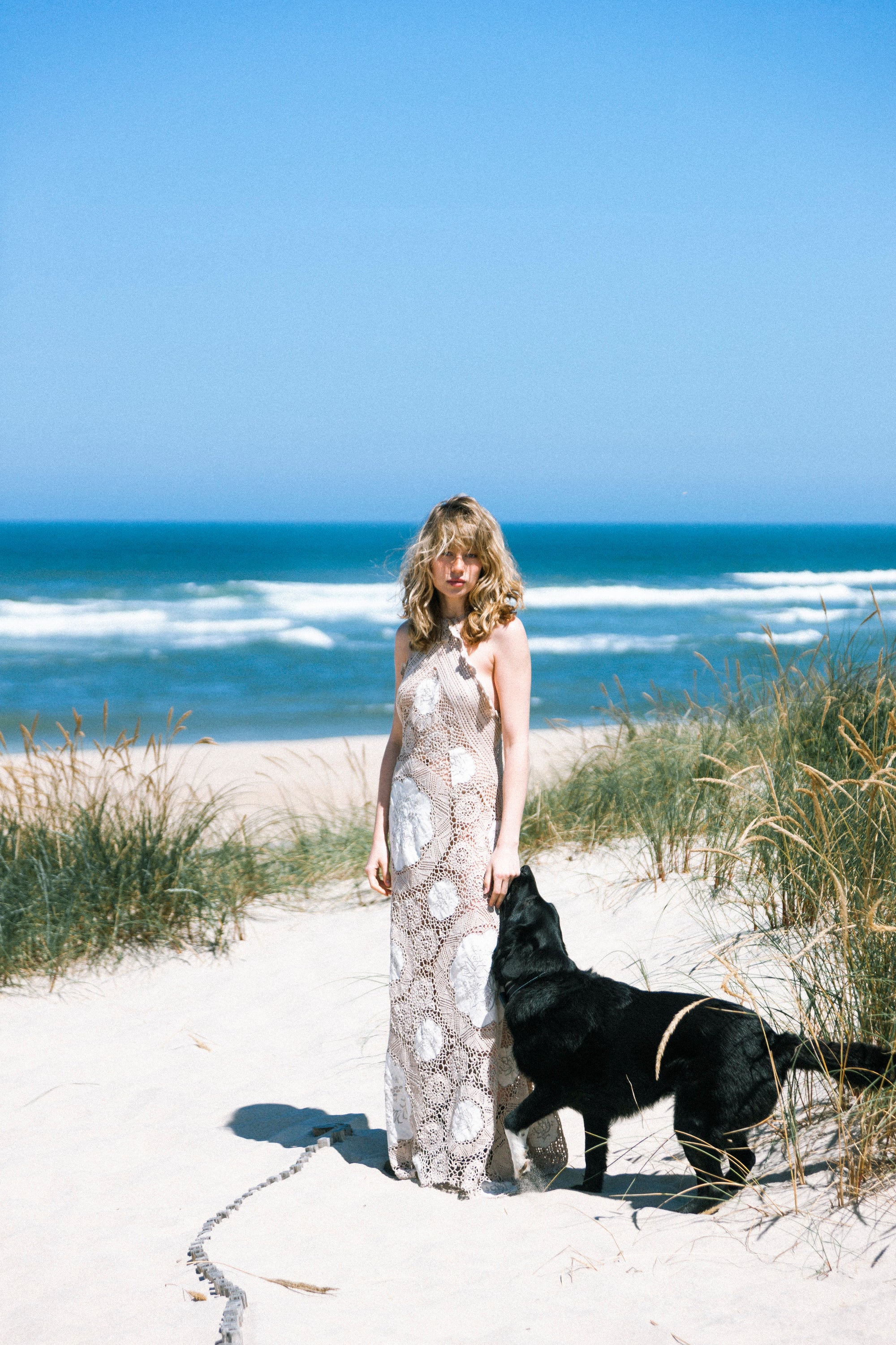 HANDKERCHIEF DRESS MAXI