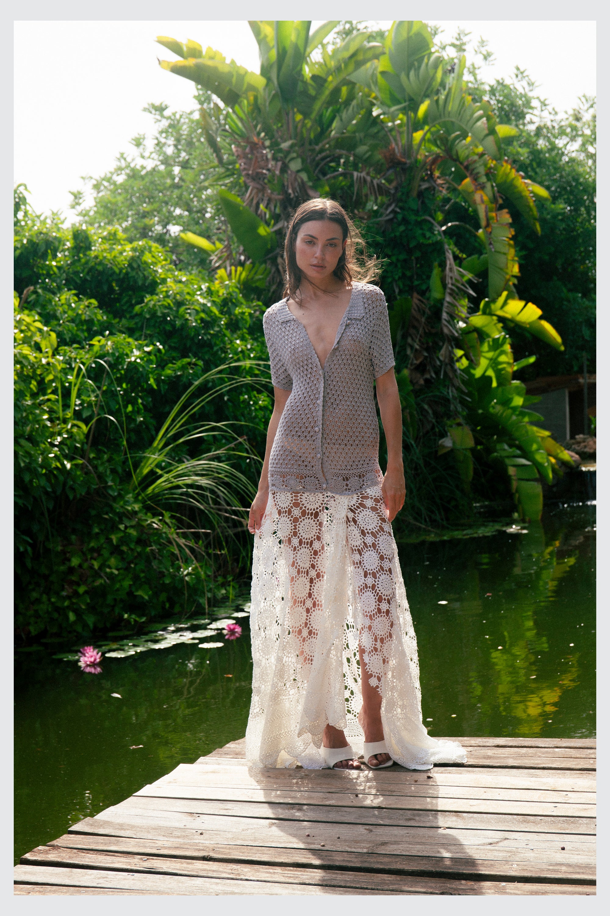 SKY CROCHET DRESS