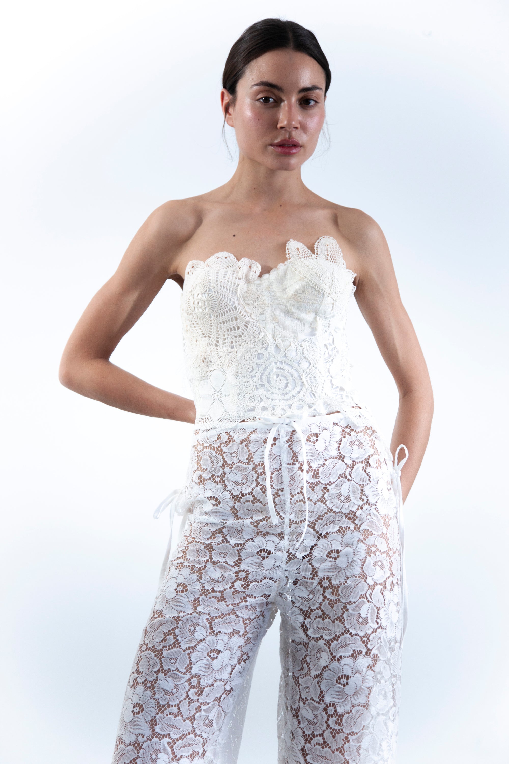 HANDKERCHIEF CORSET TOP