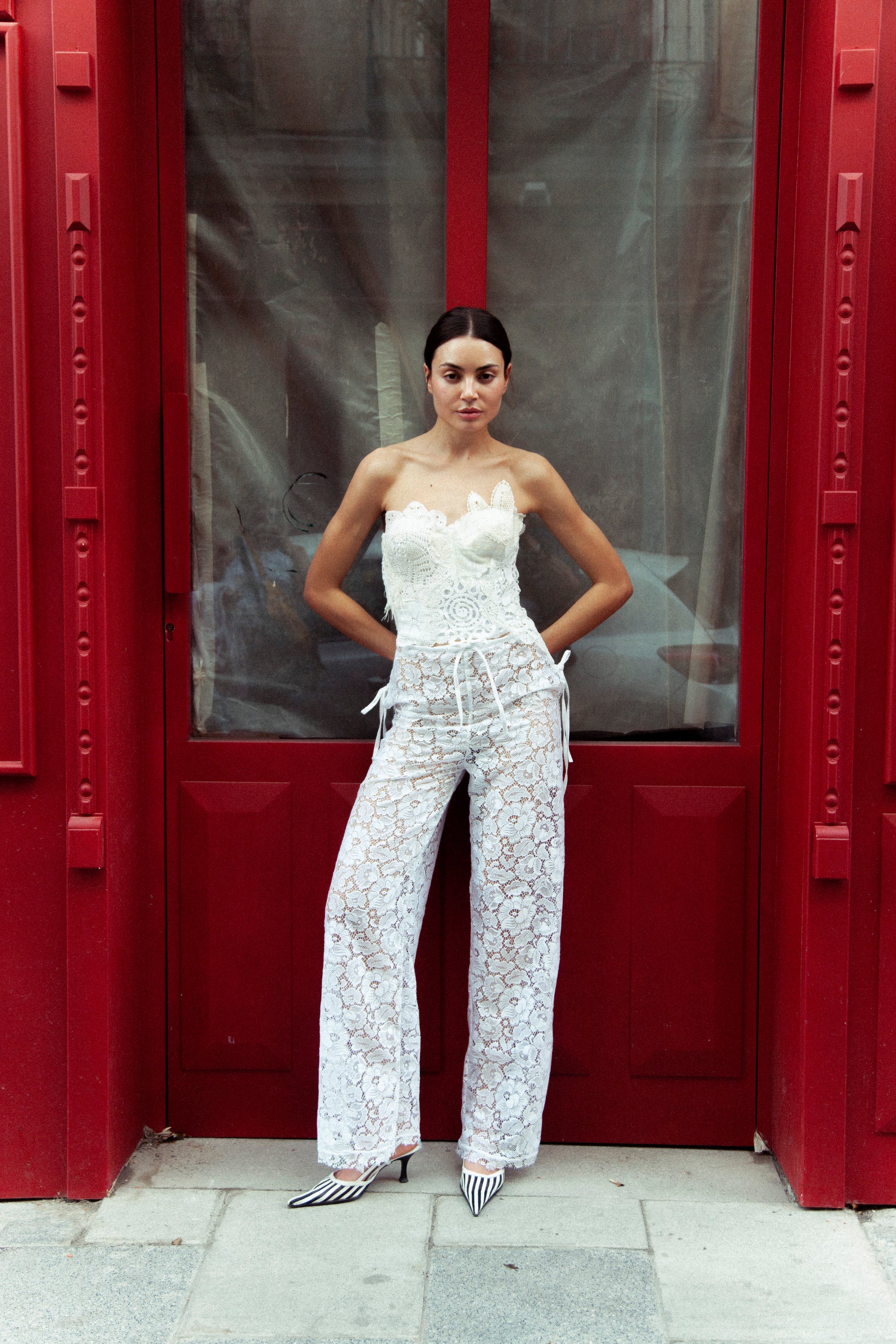 HANDKERCHIEF CORSET TOP