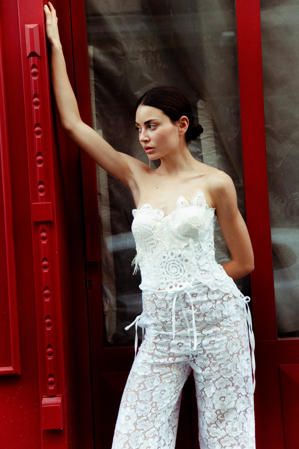 HANDKERCHIEF CORSET TOP