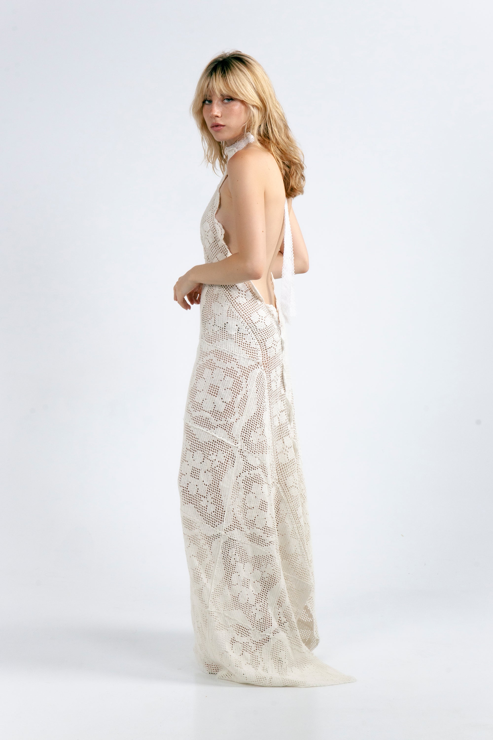 JOLIANA CROCHET MAXI DRESS