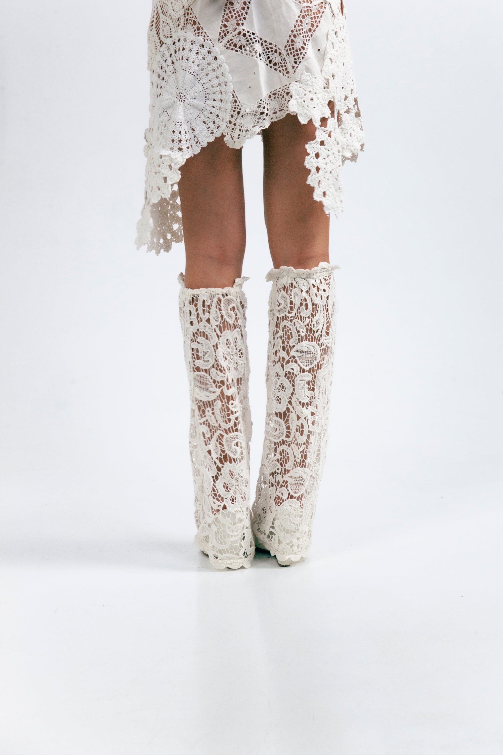 COTTON LACE LEG VARMERS