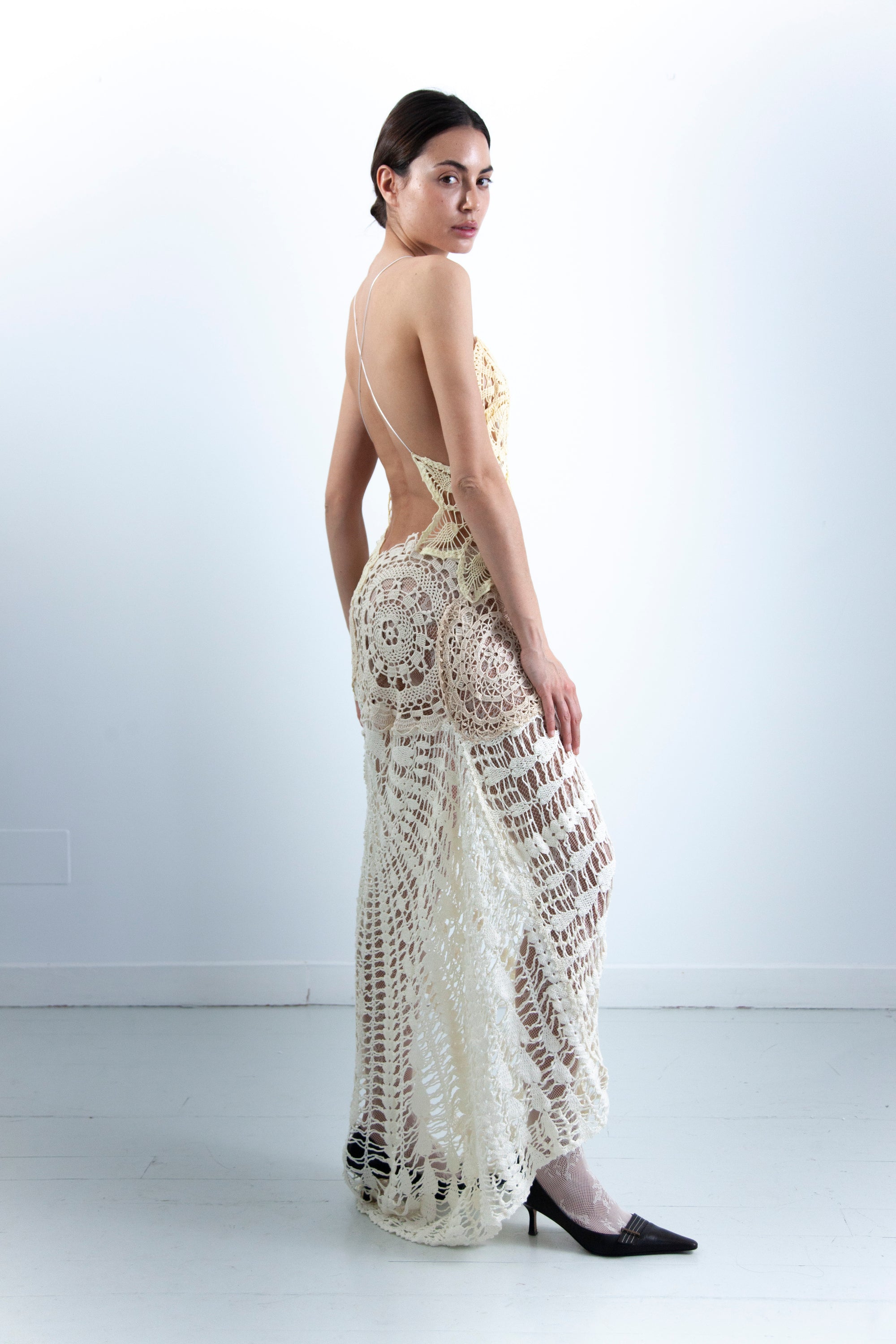 HANDKERCHIEF LONG DRESS