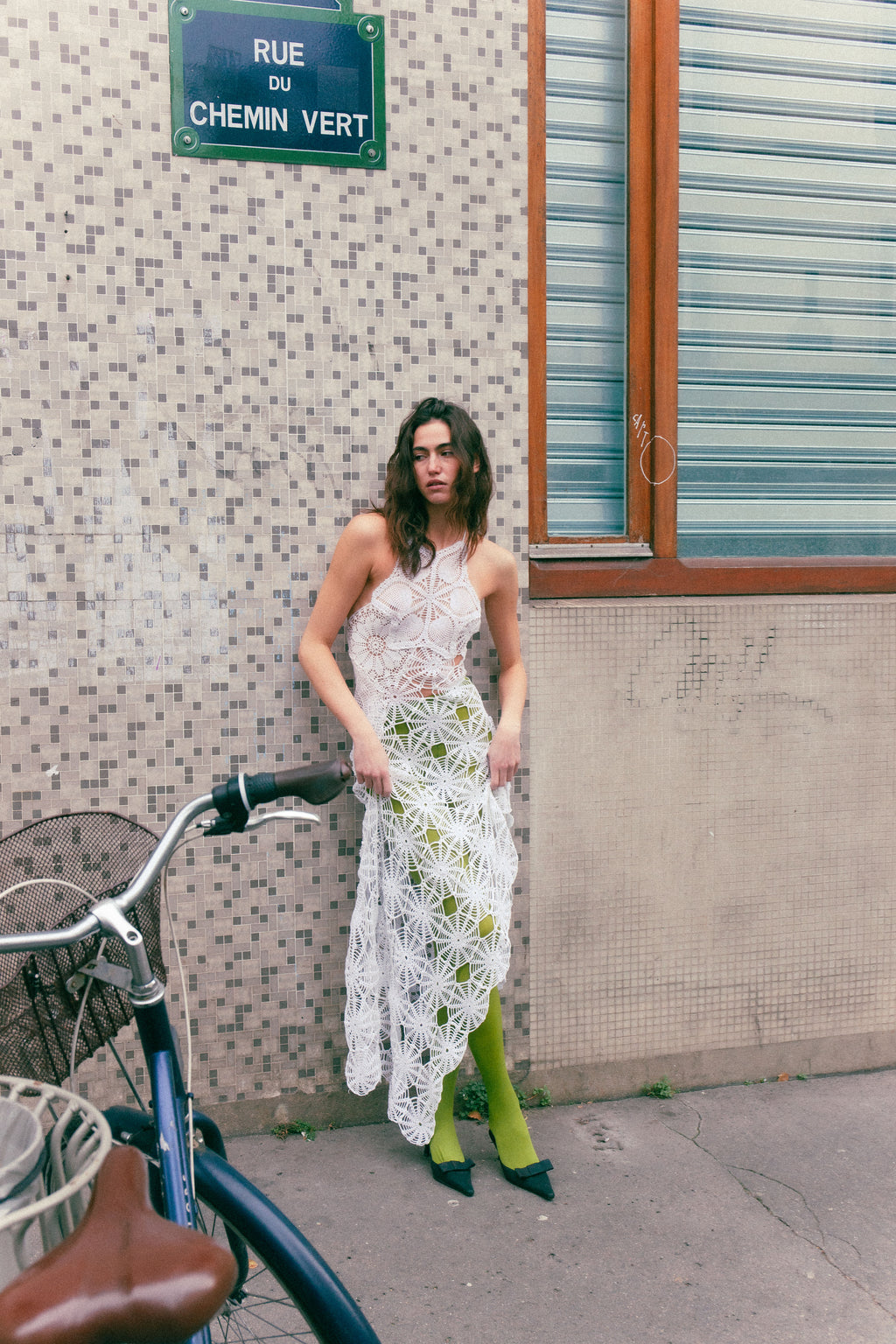 HANDKERCHIEF HALTER DRESS