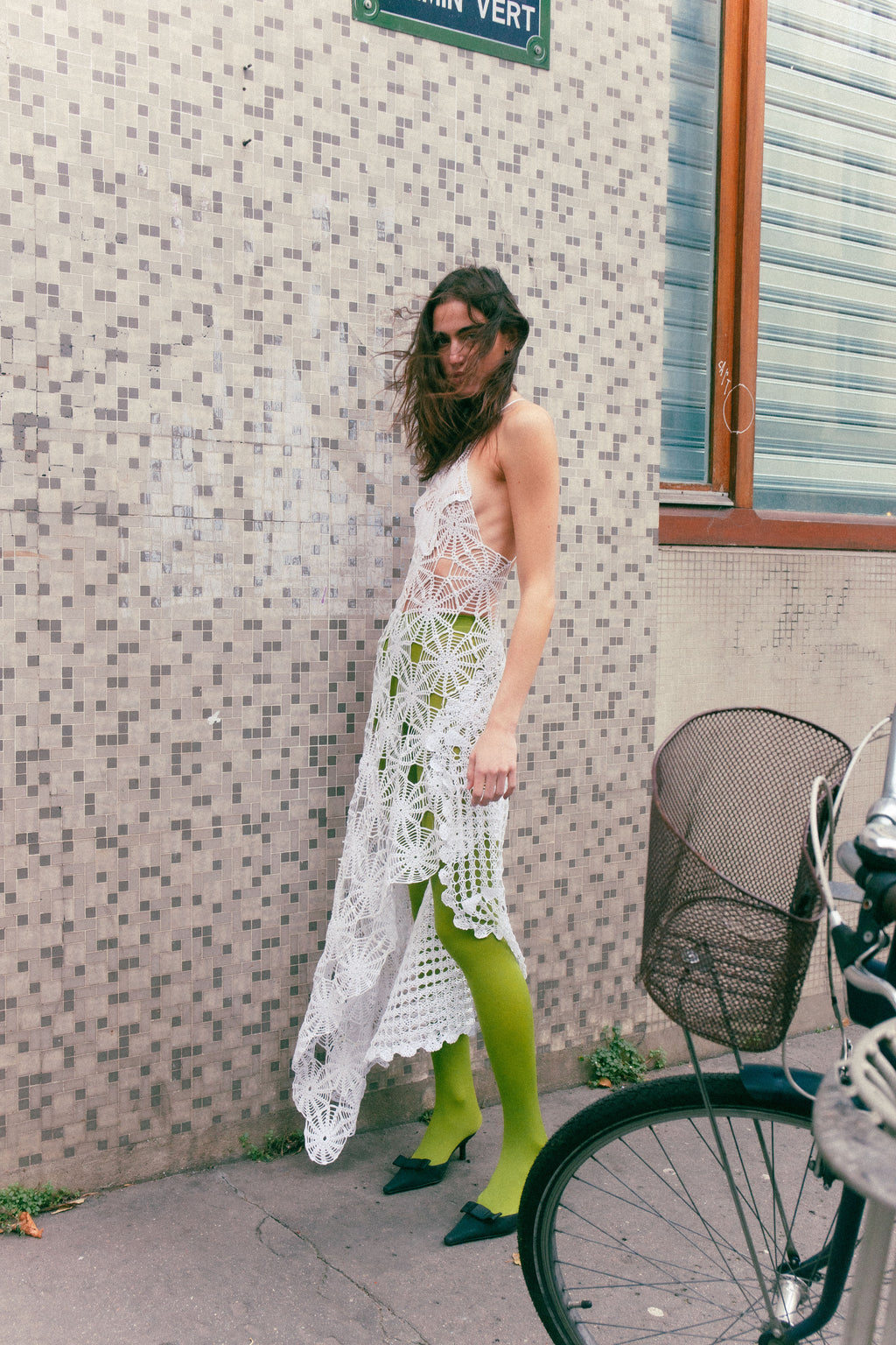 HANDKERCHIEF HALTER DRESS