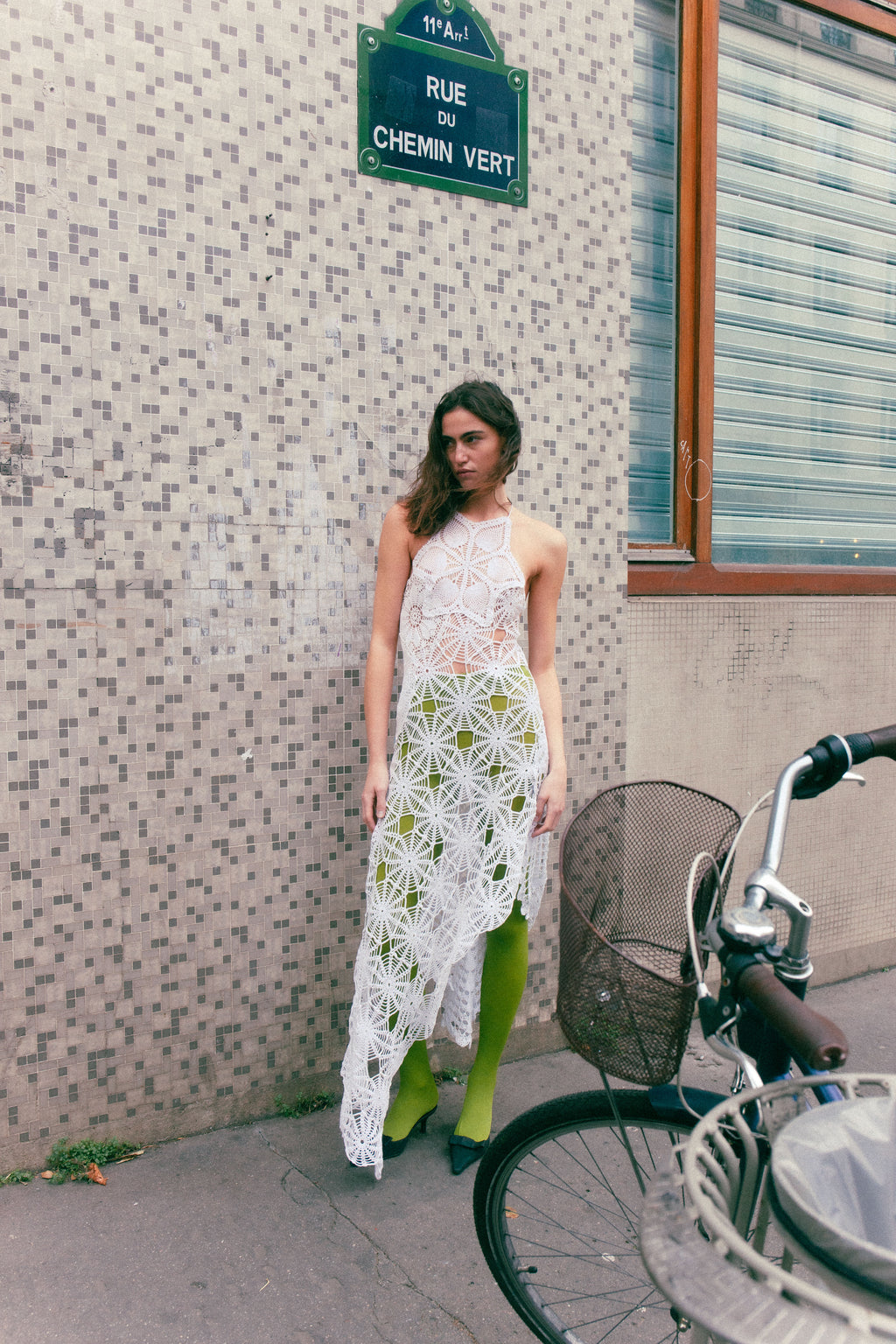 HANDKERCHIEF HALTER DRESS