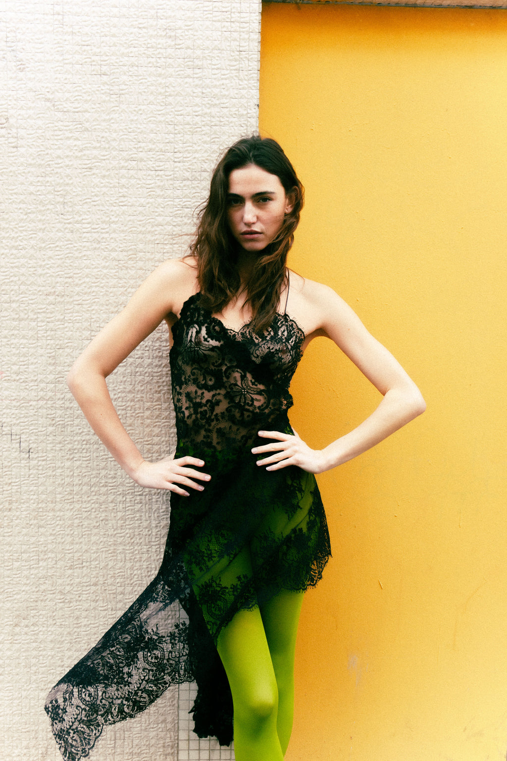 HANDKERCHIEF BLACK DRESS