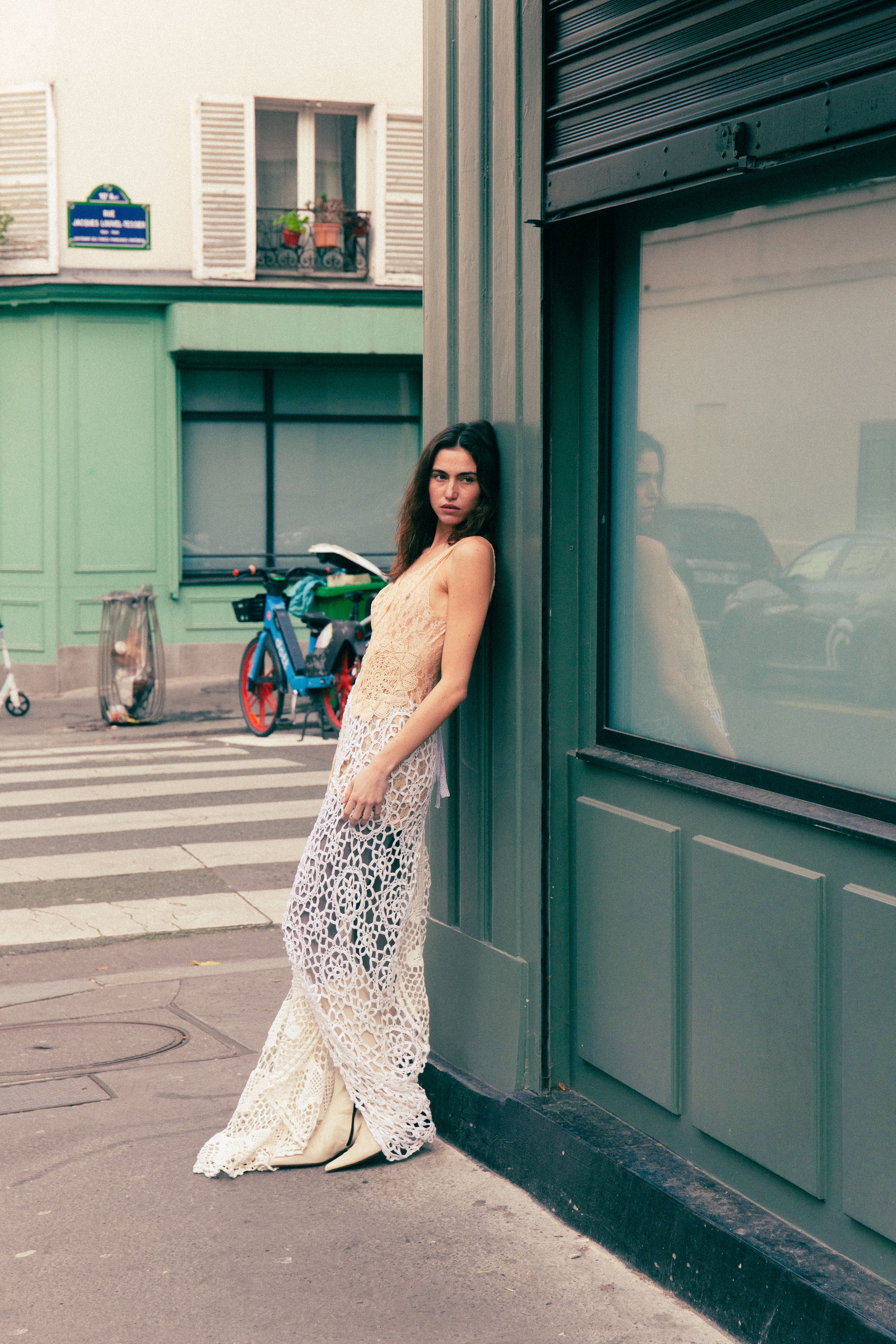 HANDKERCHIEF DRESS MAXI