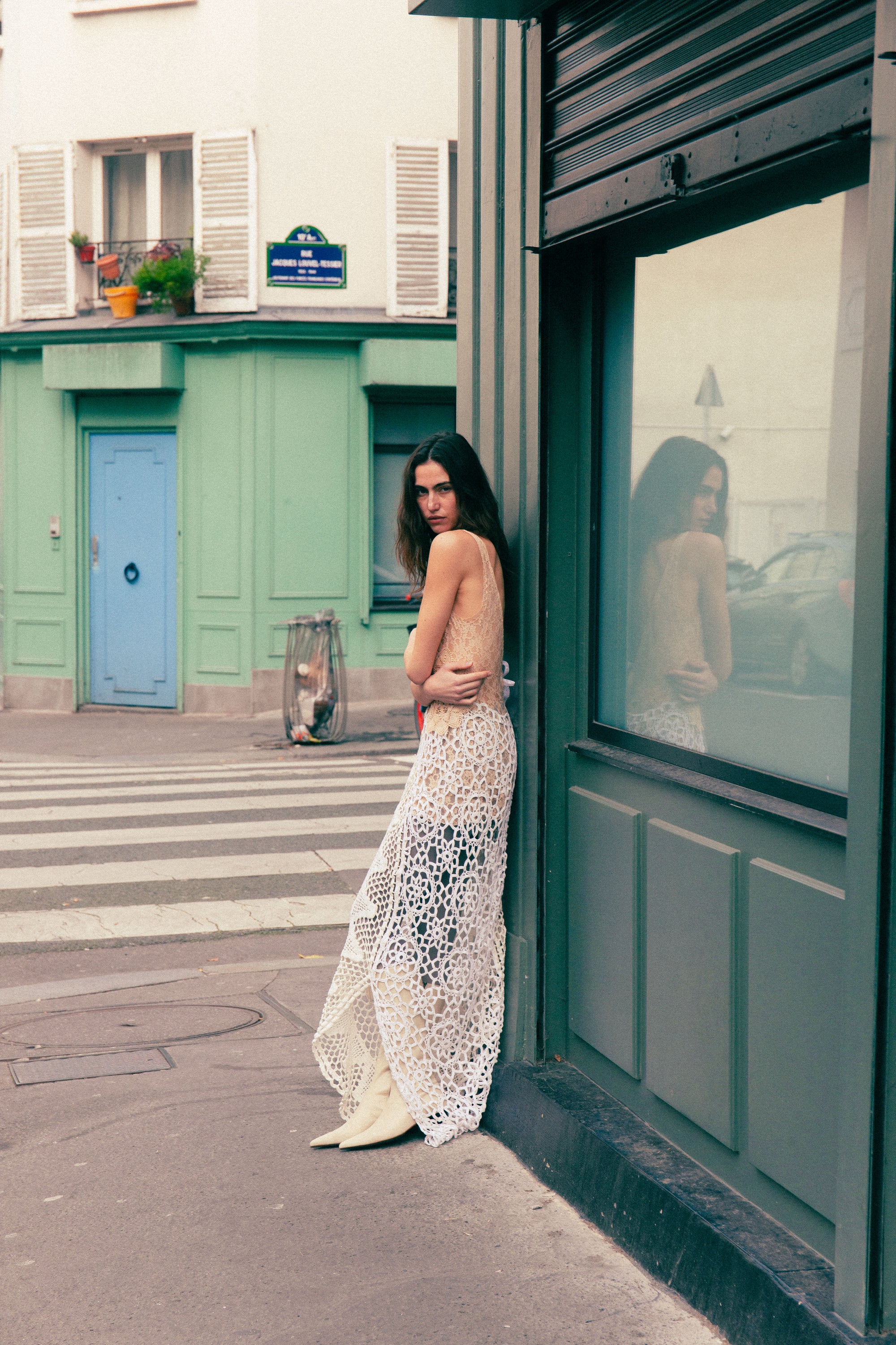 HANDKERCHIEF DRESS MAXI