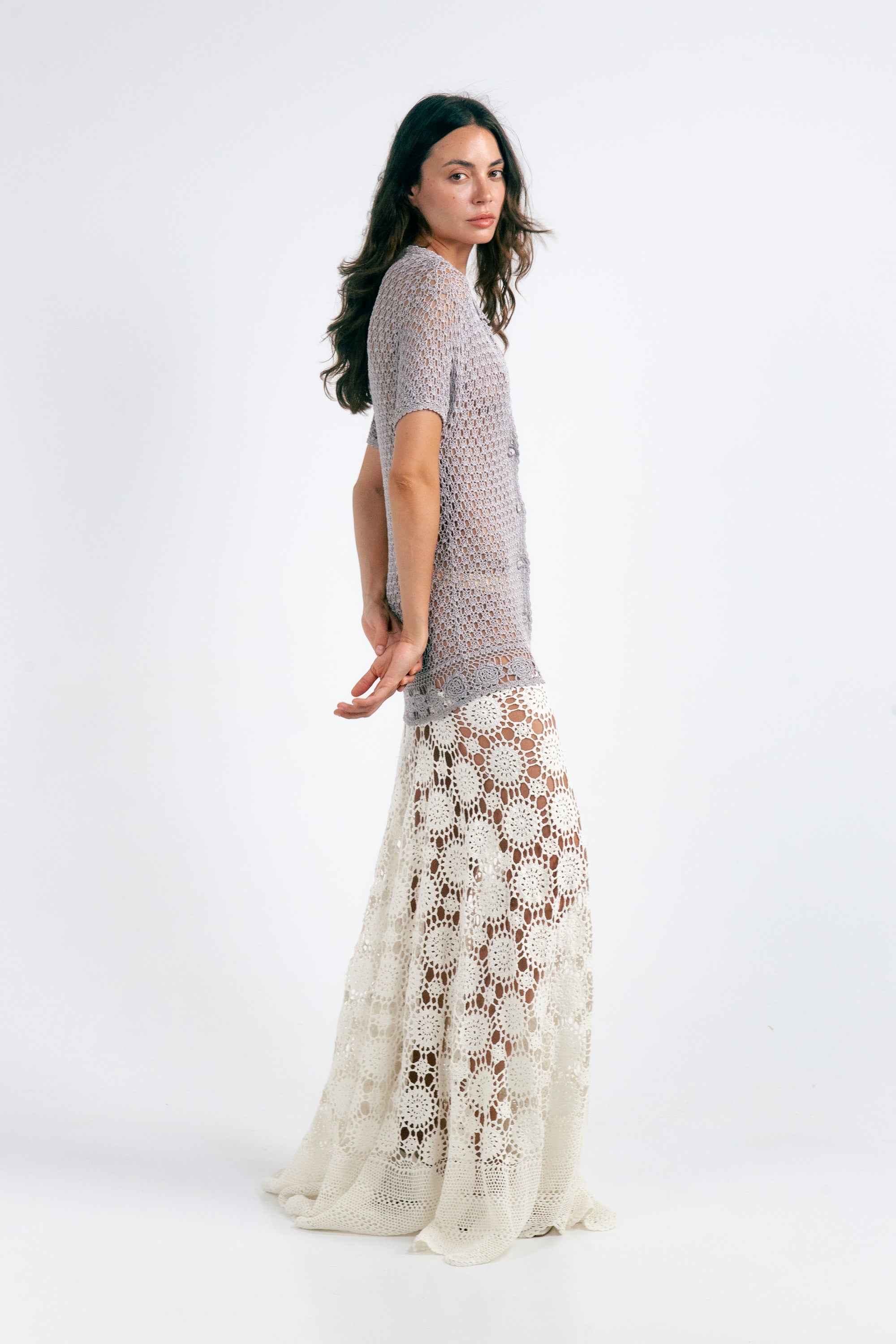 SKY CROCHET DRESS