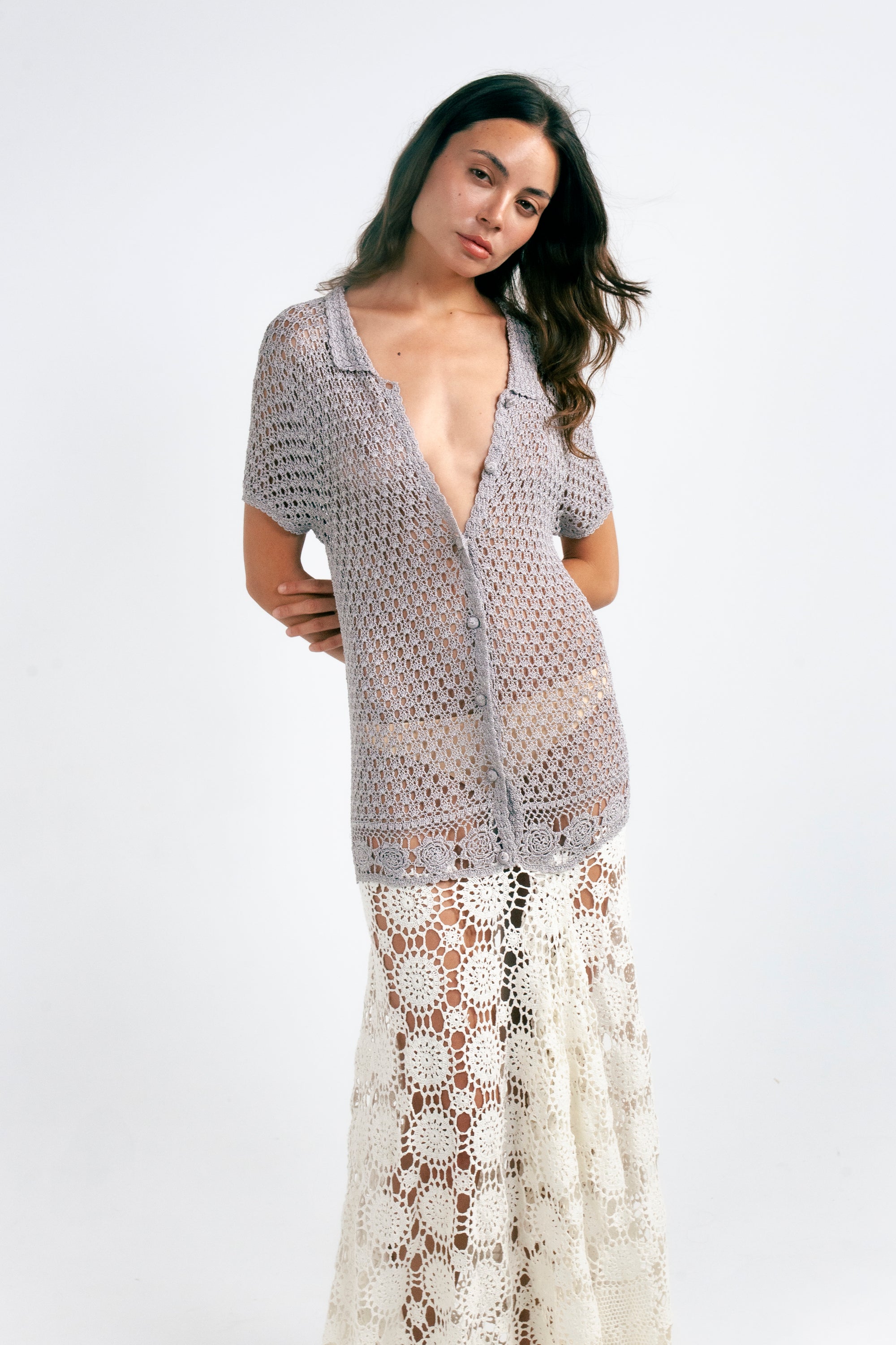 SKY CROCHET DRESS