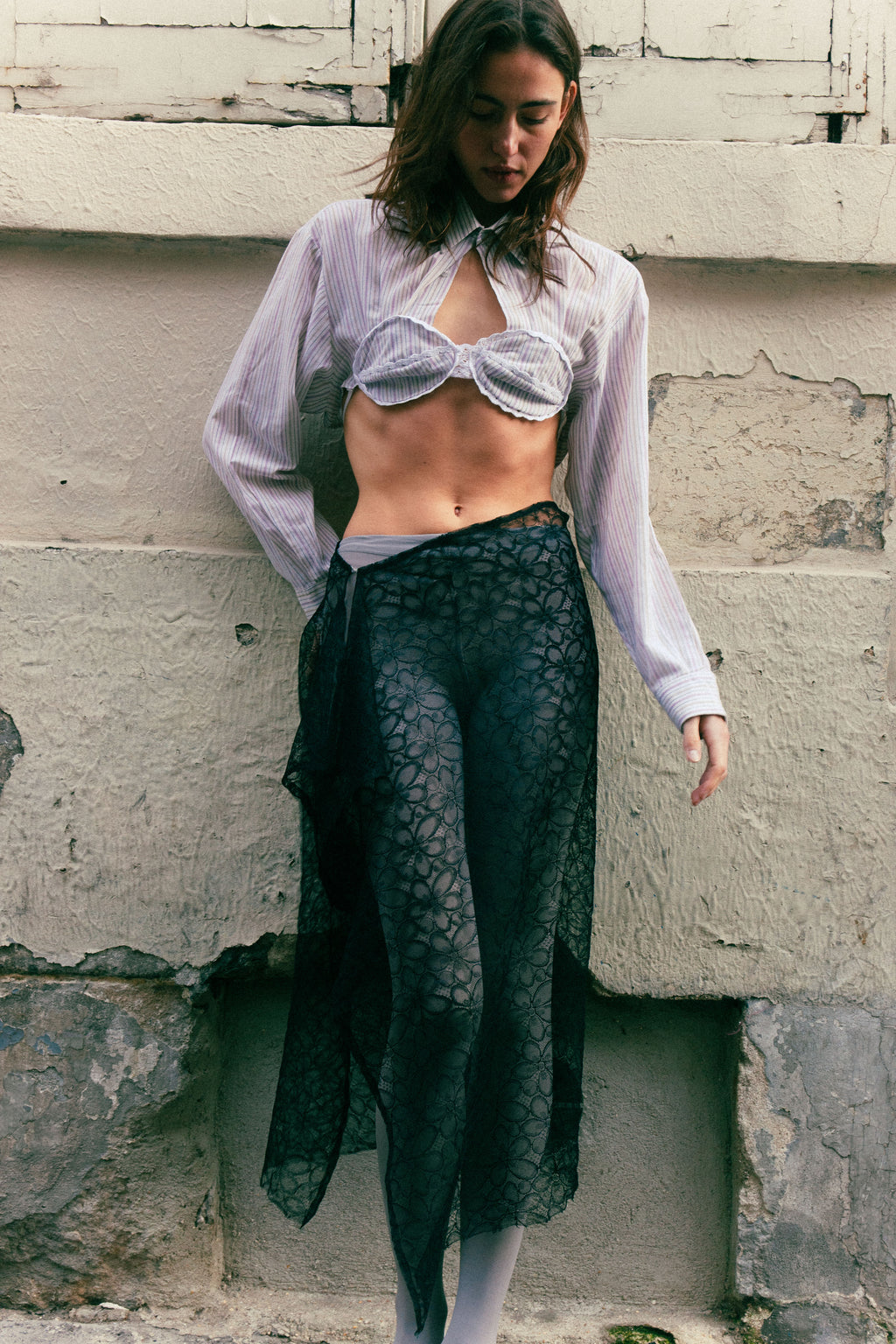 SAVANA BLACK LACE SKIRT