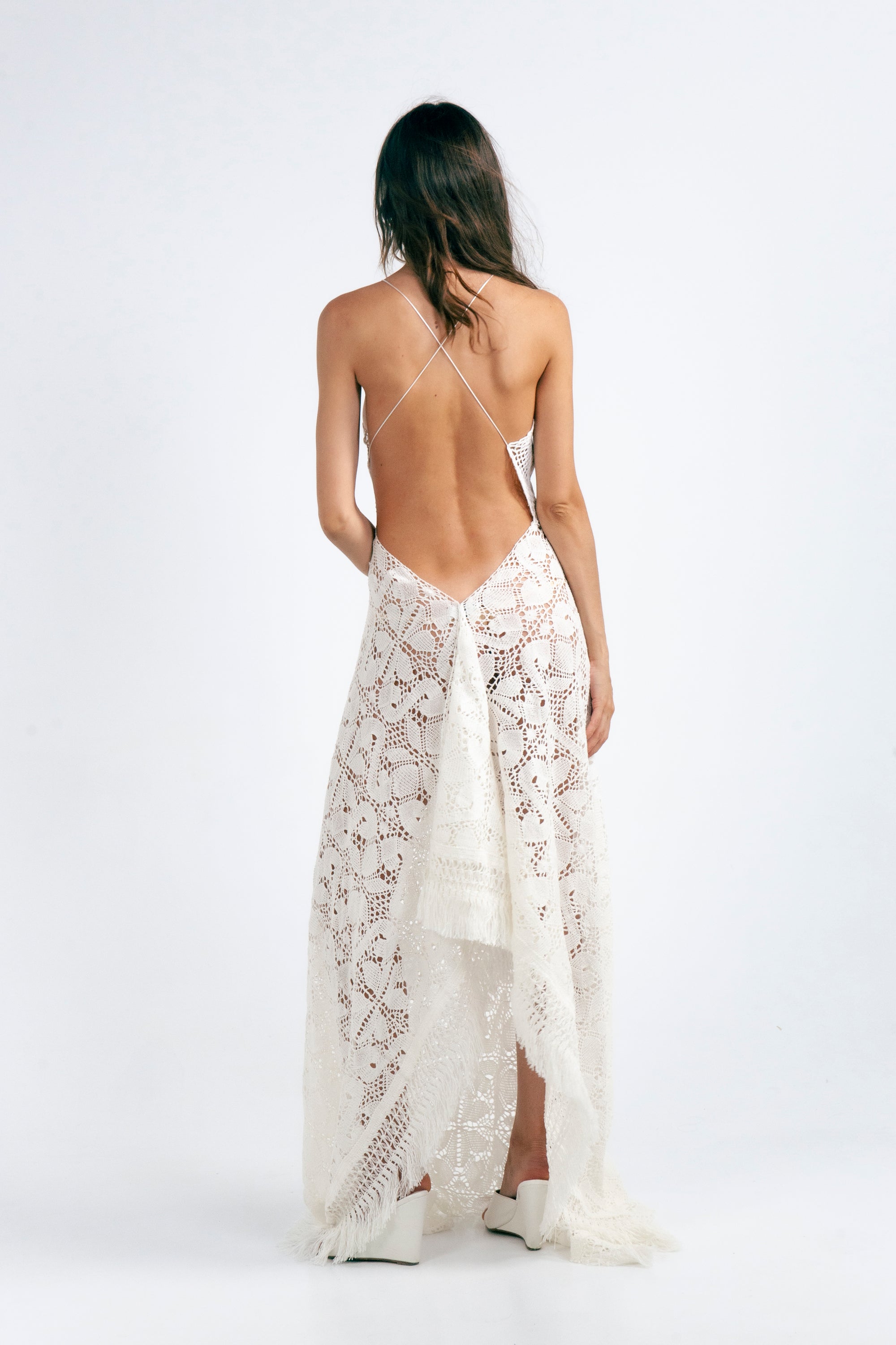 bila maxi dress Bila Maxi Dress Women's S Multi Floral Smocked Waist Tie Front Handkerchief Hem