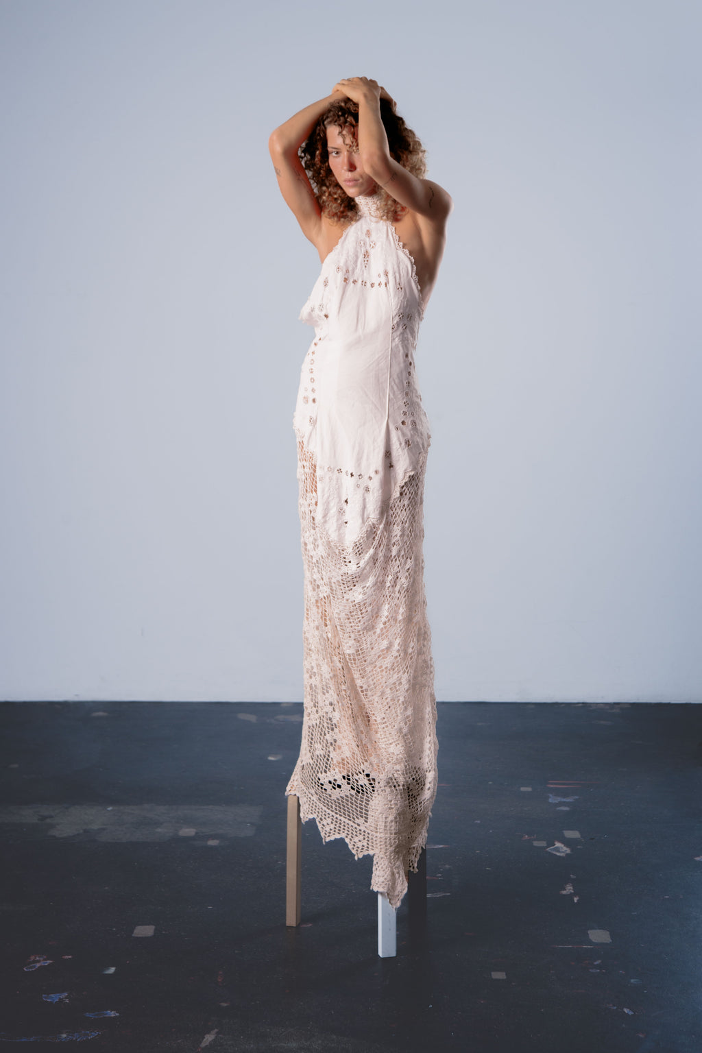 HANDKERCHIEF DRESS MAXI