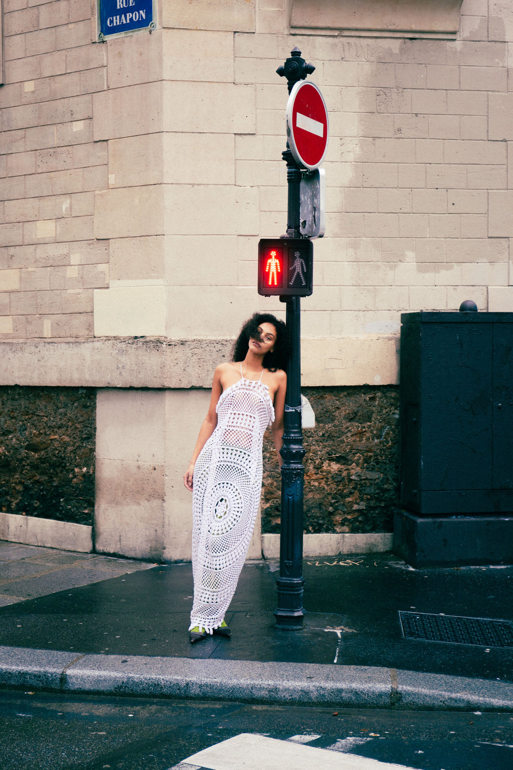 HANDKERCHIEF DRESS MAXI