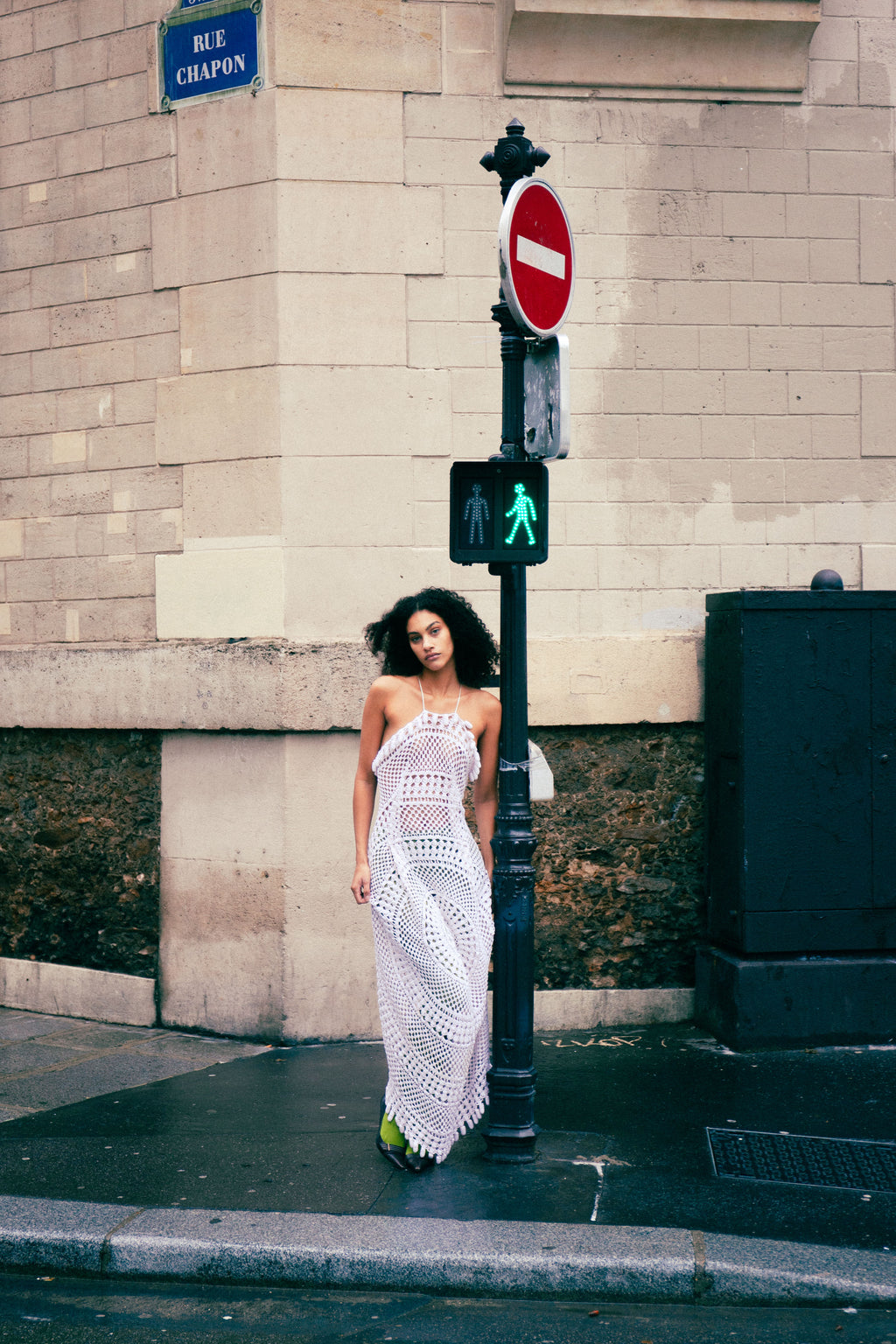HANDKERCHIEF DRESS MAXI