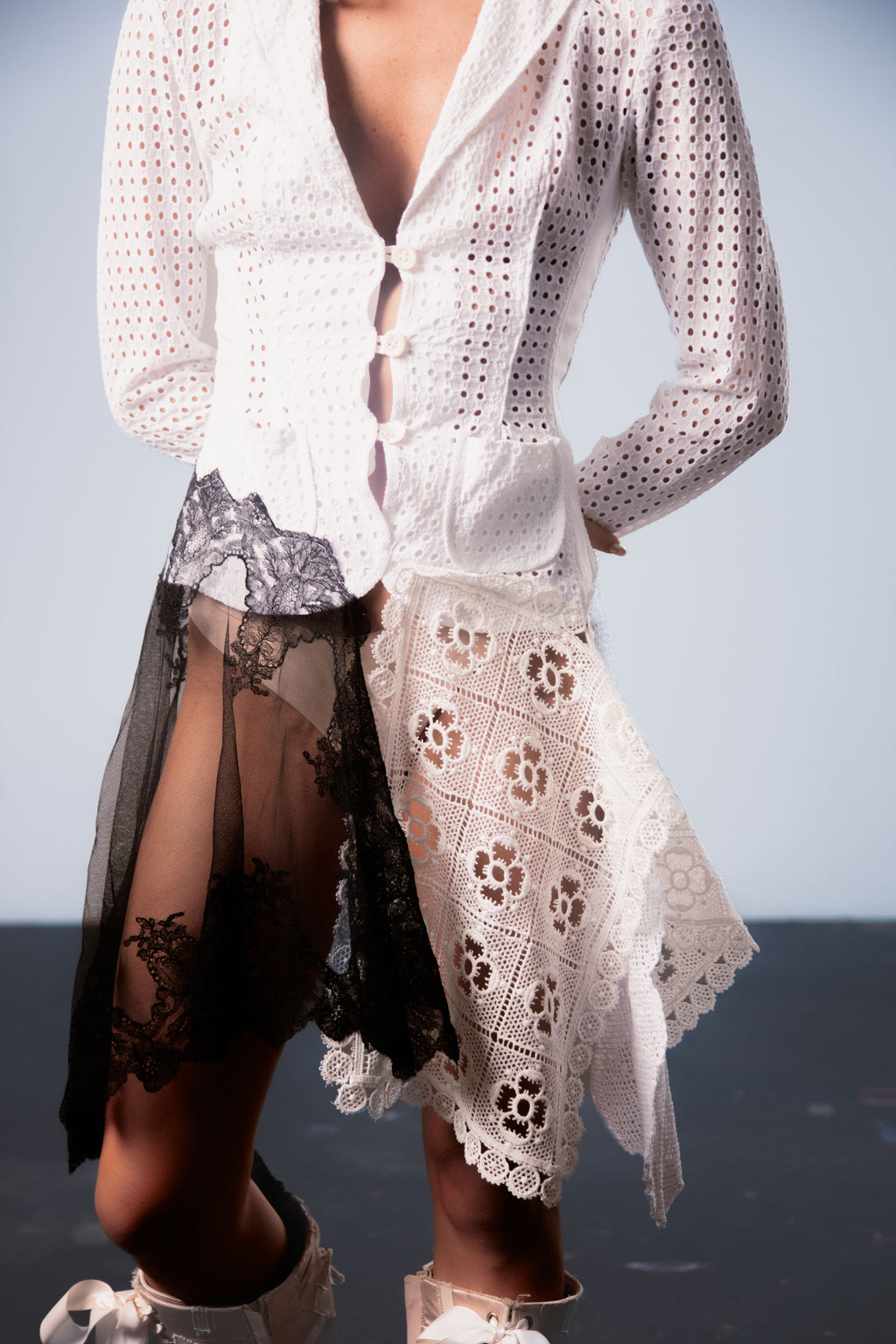 HANDKERCHIEF BLAZER DRESS