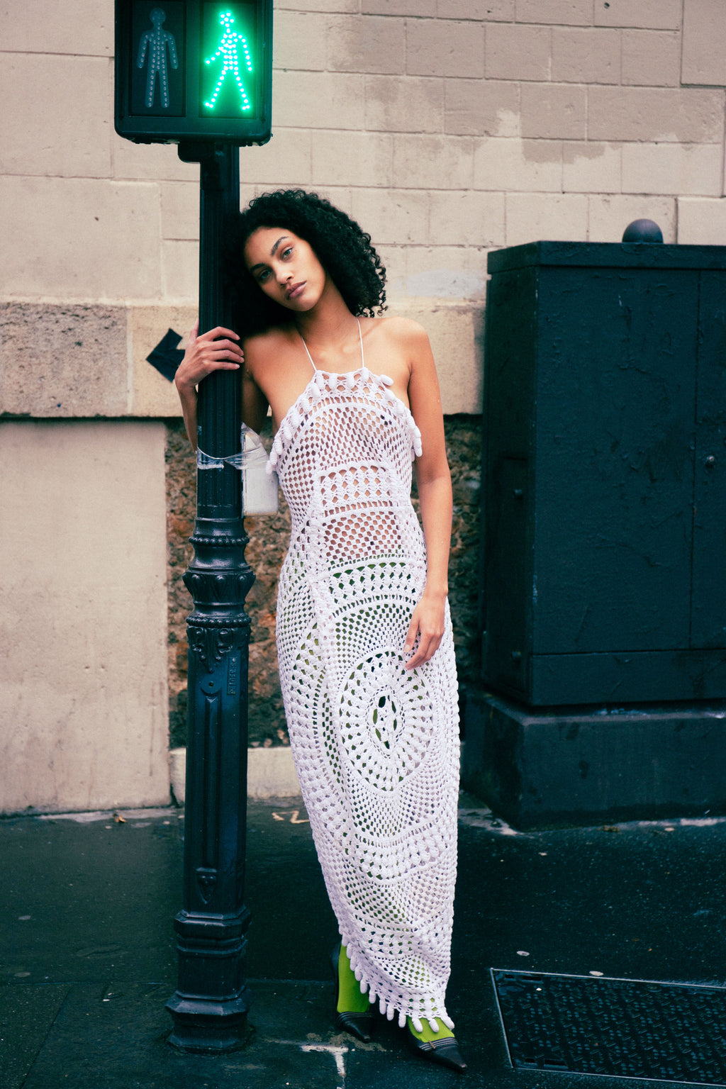 HANDKERCHIEF DRESS MAXI