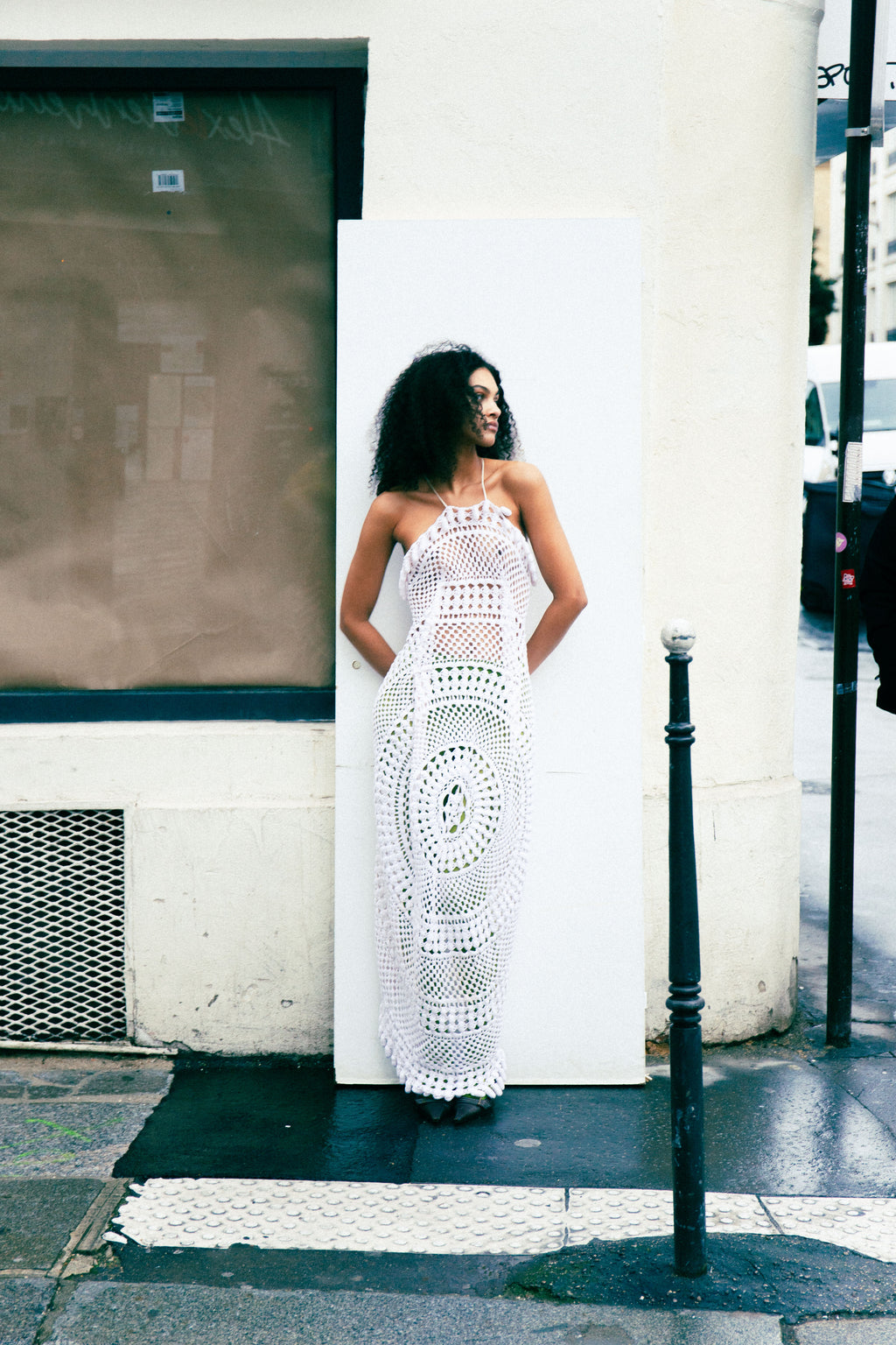 HANDKERCHIEF DRESS MAXI