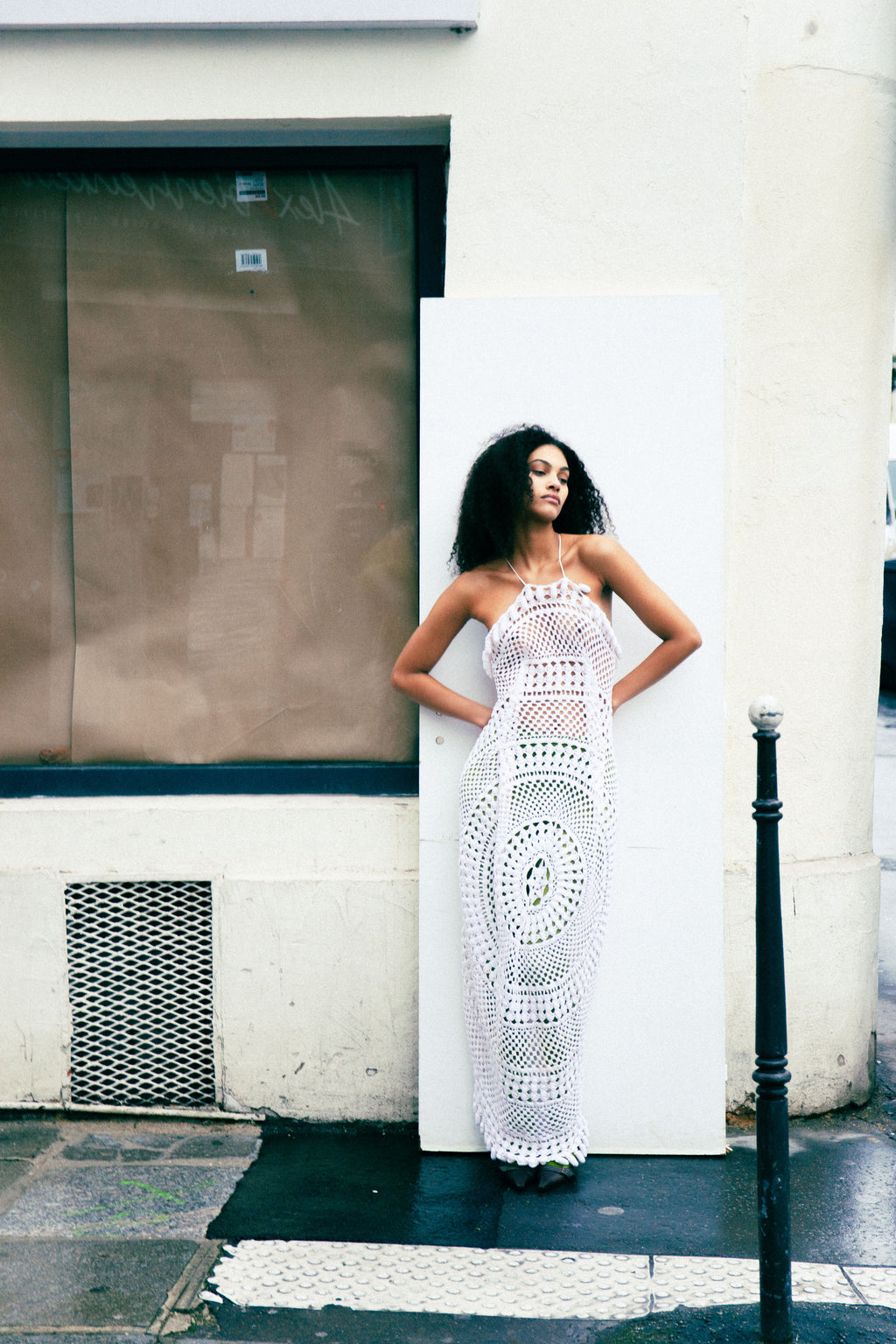 HANDKERCHIEF DRESS MAXI