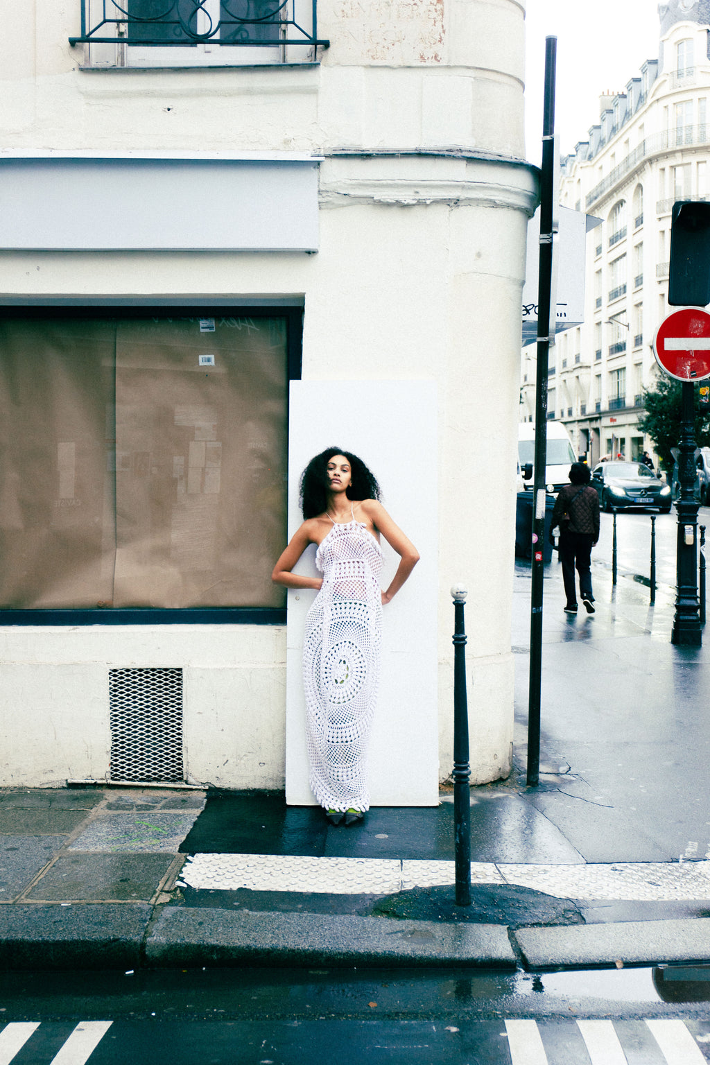 HANDKERCHIEF DRESS MAXI