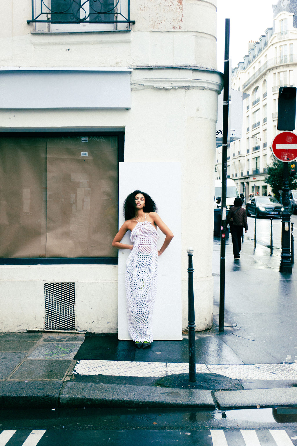 HANDKERCHIEF DRESS MAXI