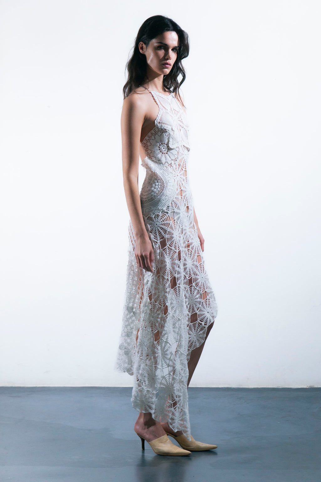 HANDKERCHIEF HALTER DRESS