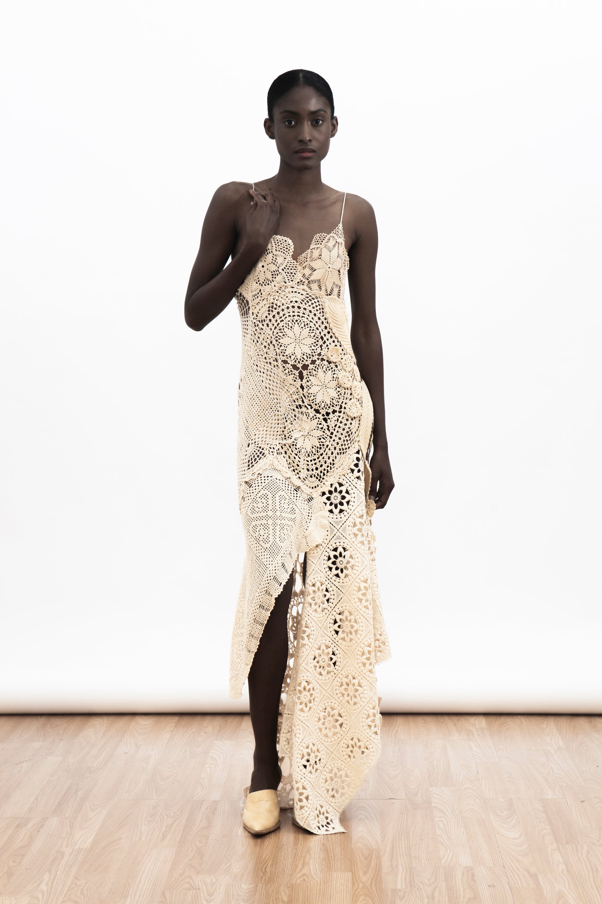 ULLA CROCHET LONG DRESS
