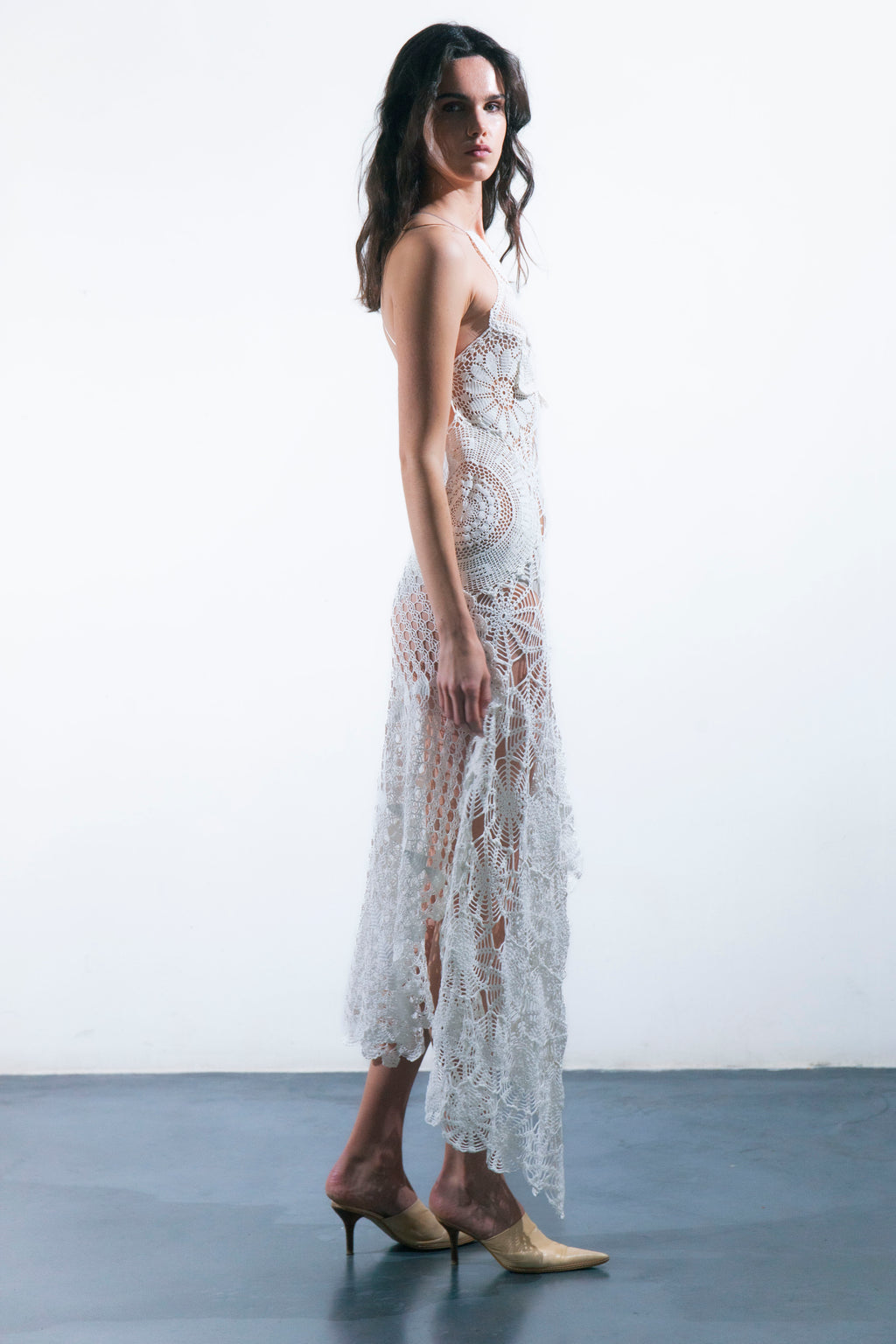 HANDKERCHIEF HALTER DRESS