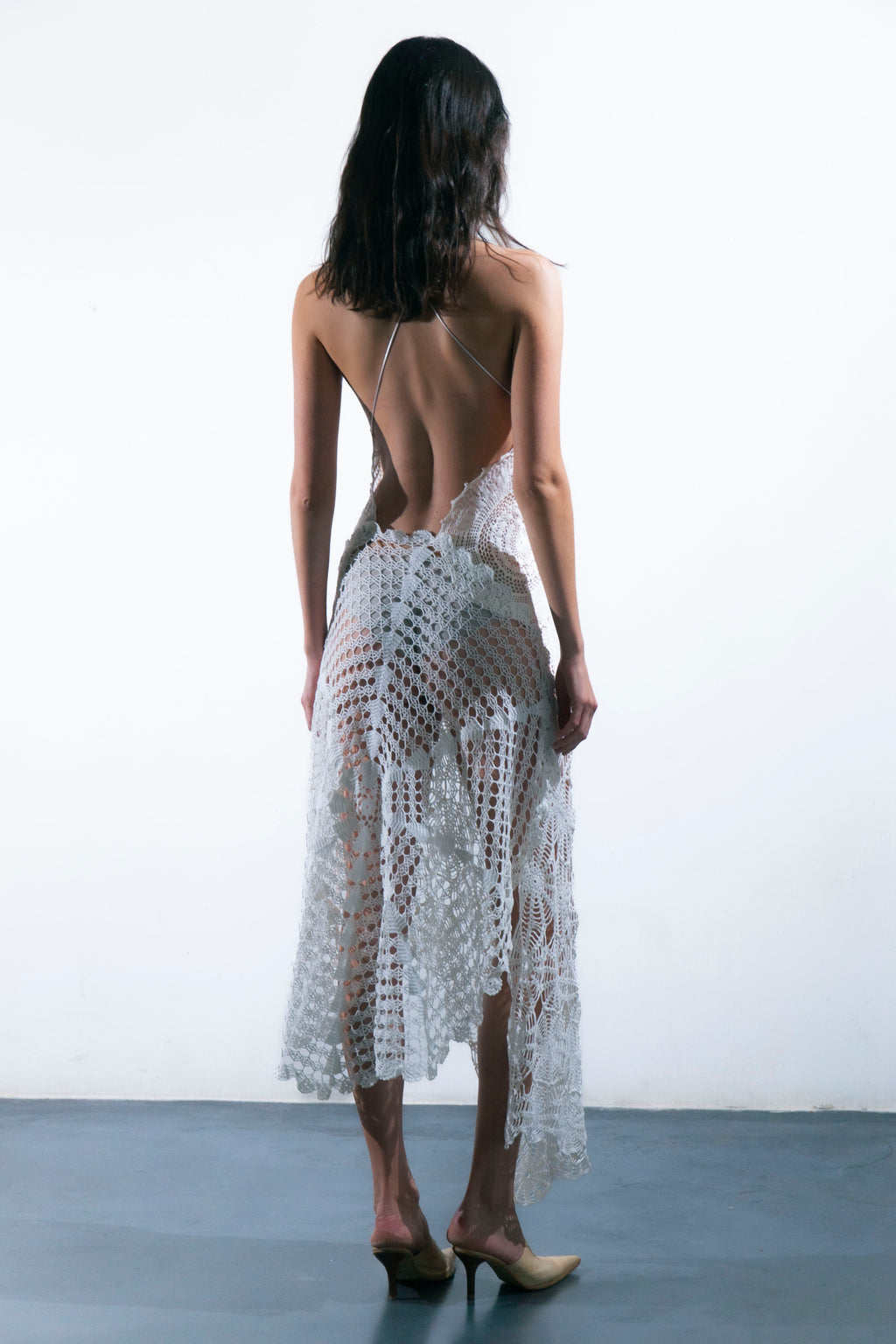 HANDKERCHIEF HALTER DRESS