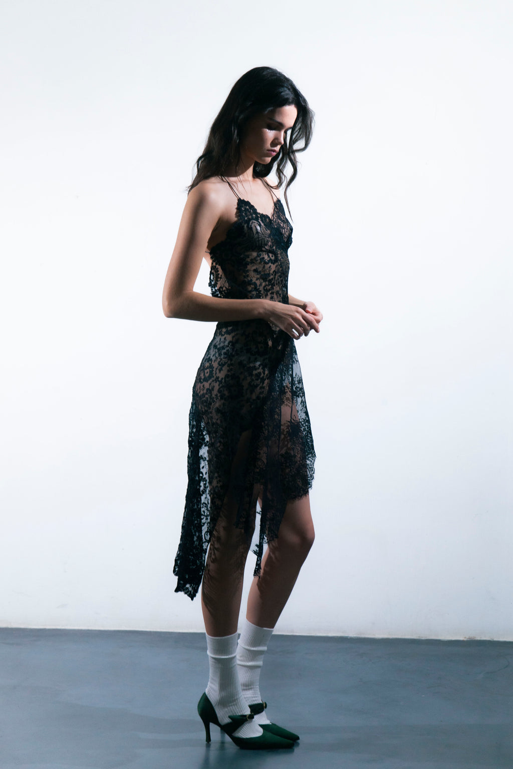 HANDKERCHIEF BLACK DRESS