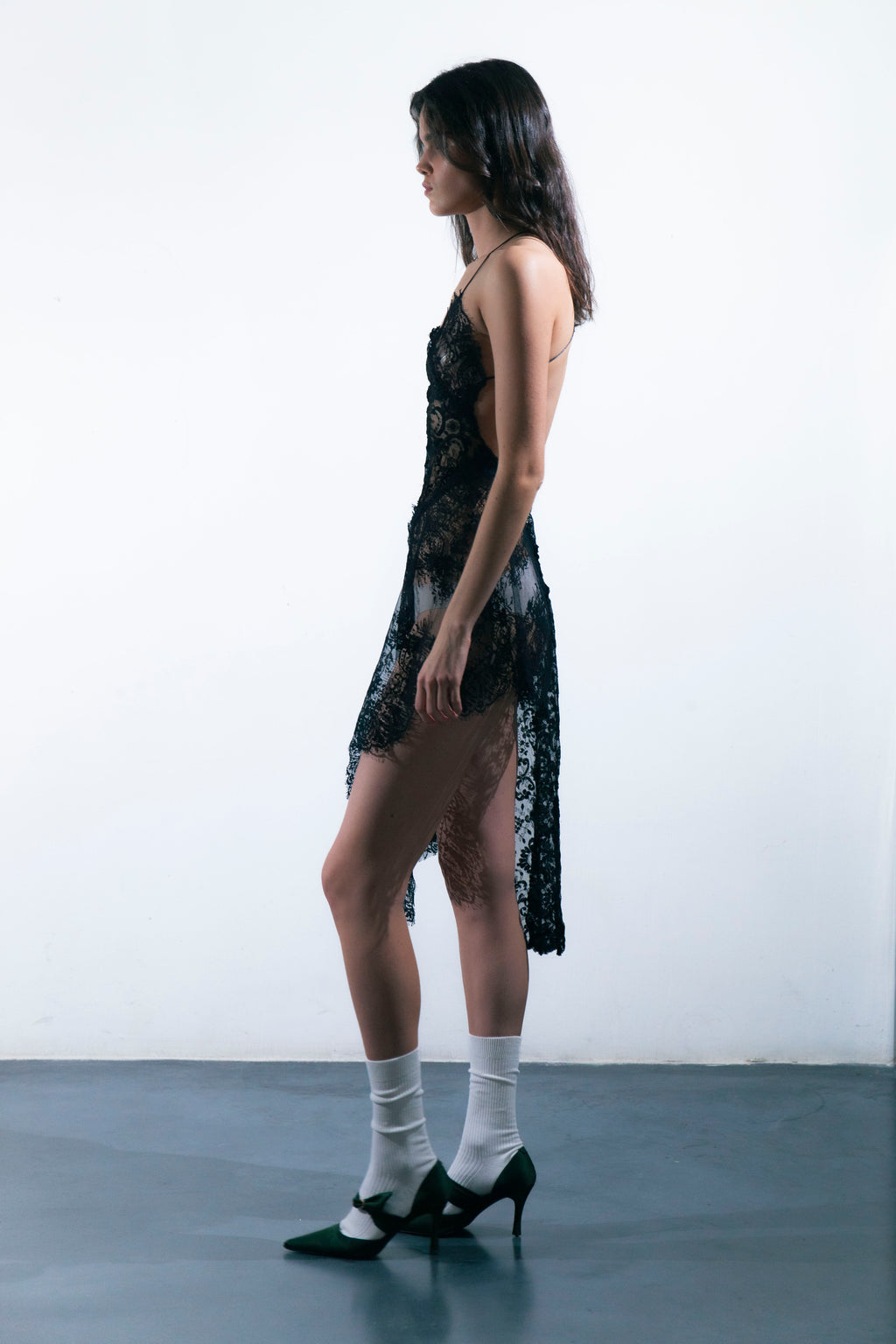 HANDKERCHIEF BLACK DRESS