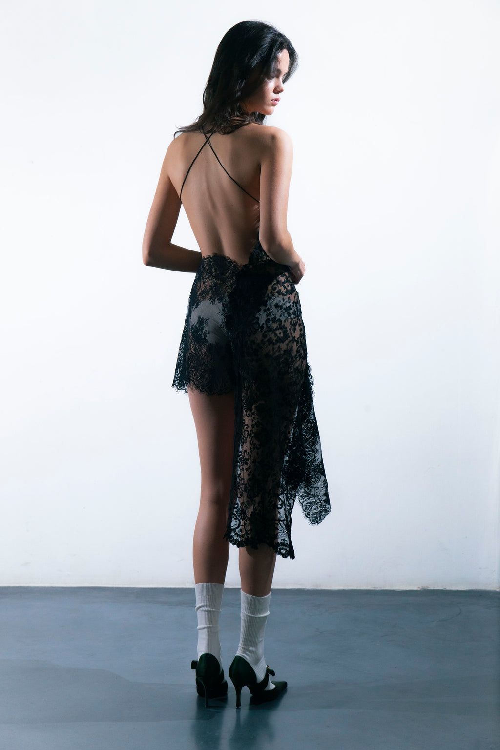 HANDKERCHIEF BLACK DRESS