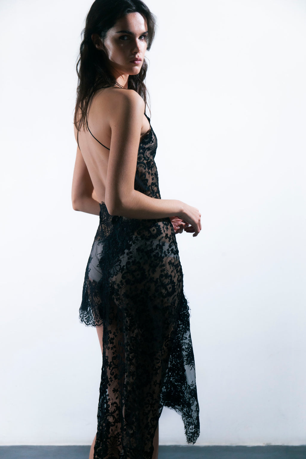 HANDKERCHIEF BLACK DRESS