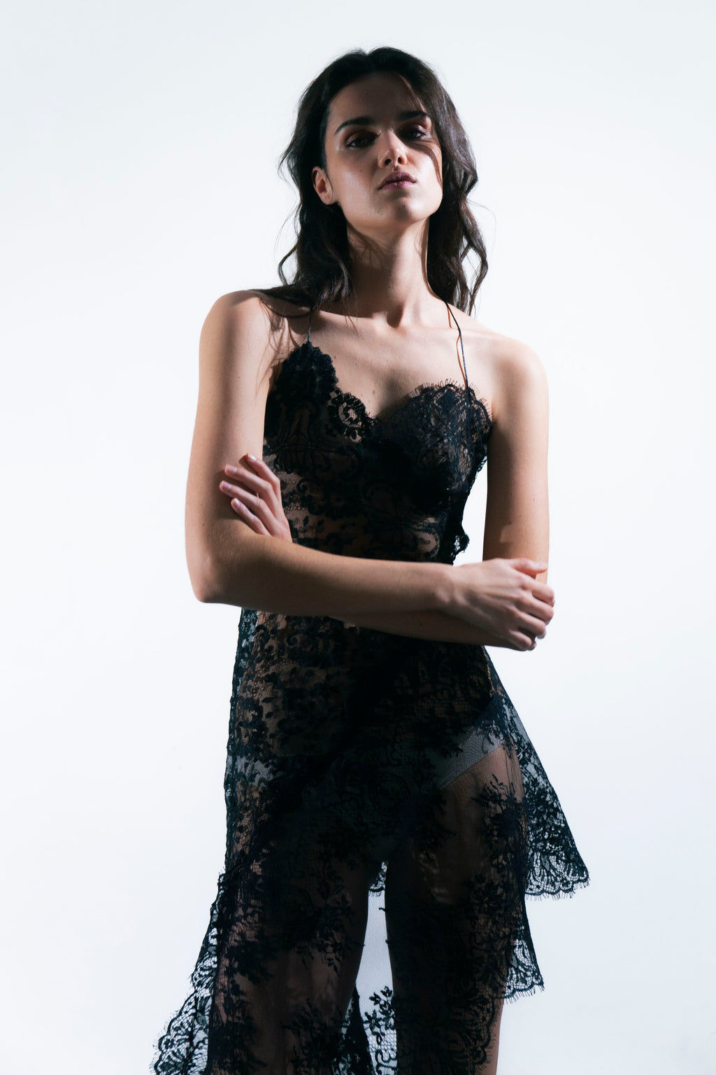 HANDKERCHIEF BLACK DRESS