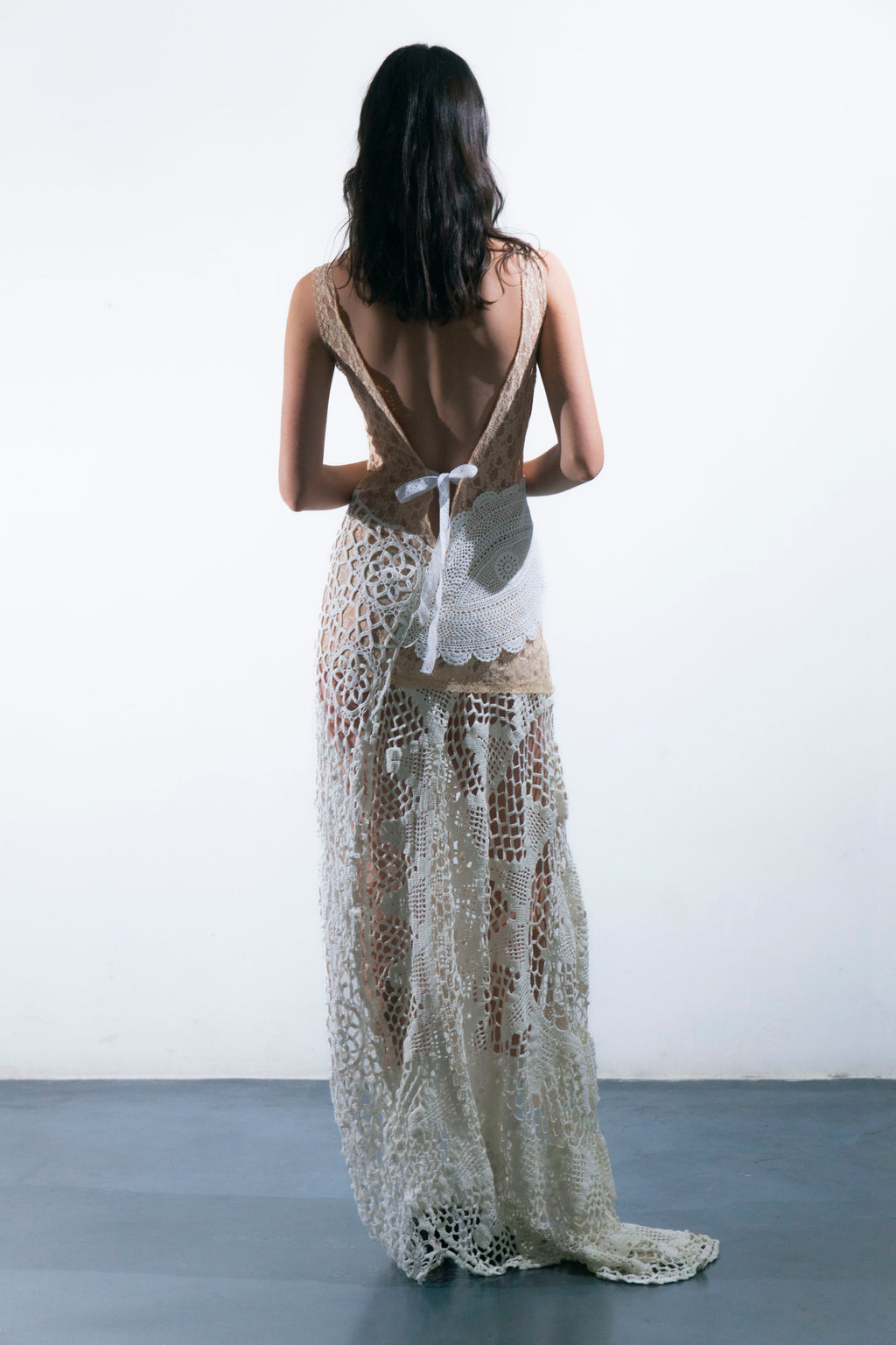 HANDKERCHIEF DRESS MAXI