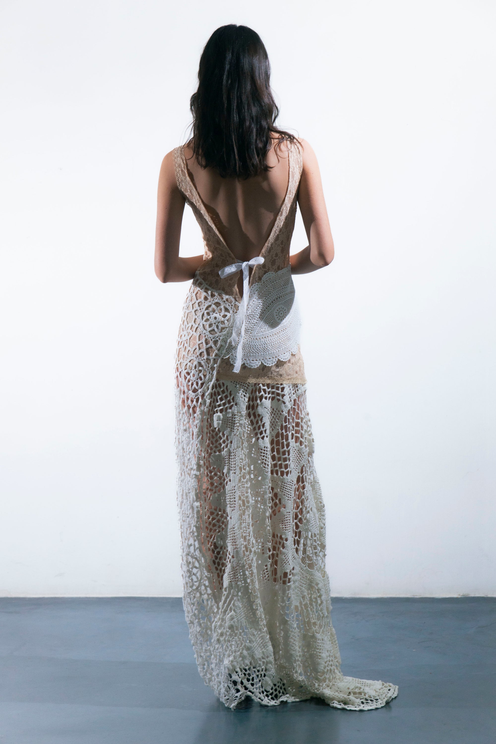 HANDKERCHIEF DRESS MAXI