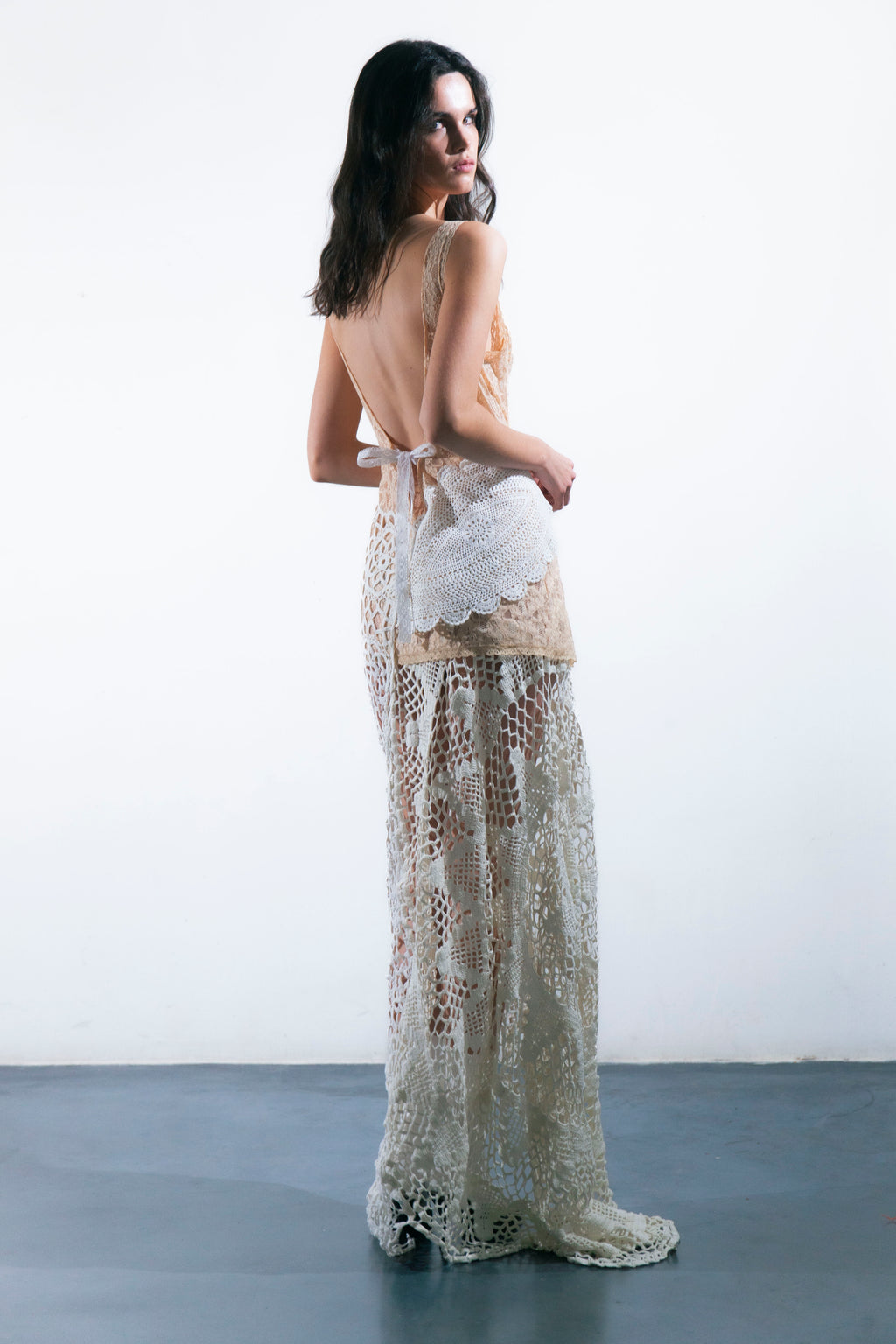 HANDKERCHIEF DRESS MAXI