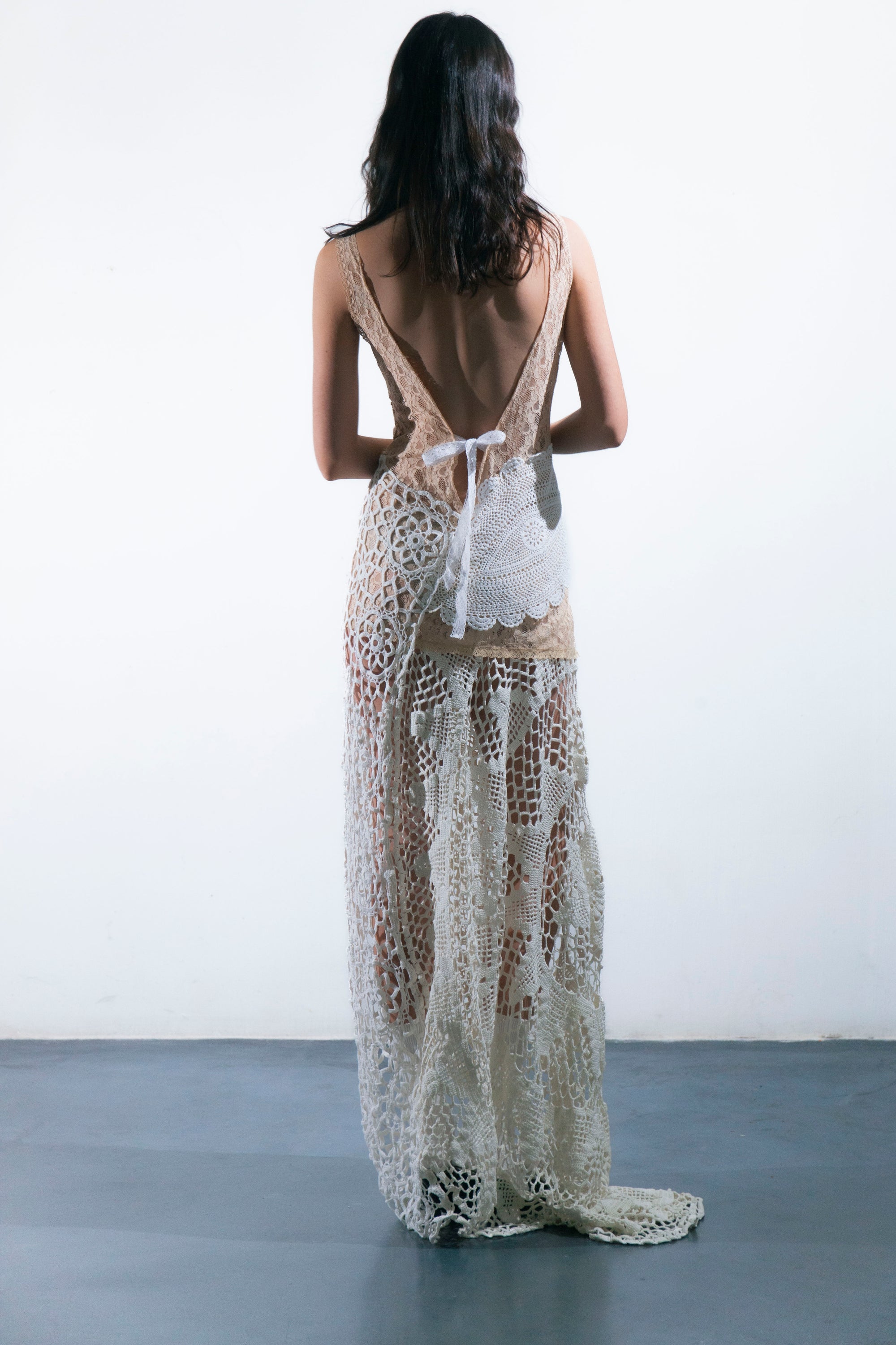 HANDKERCHIEF DRESS MAXI