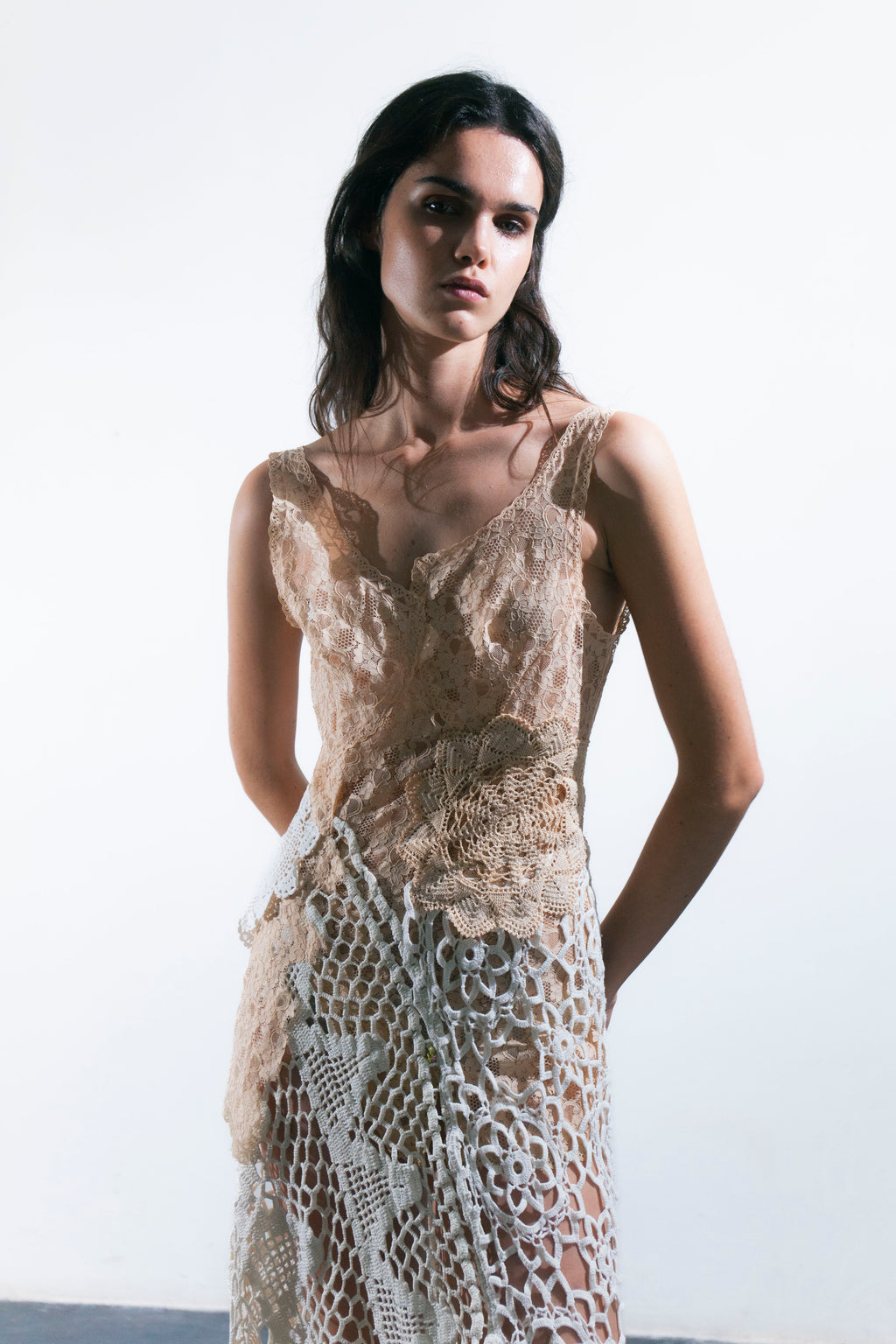 HANDKERCHIEF DRESS MAXI