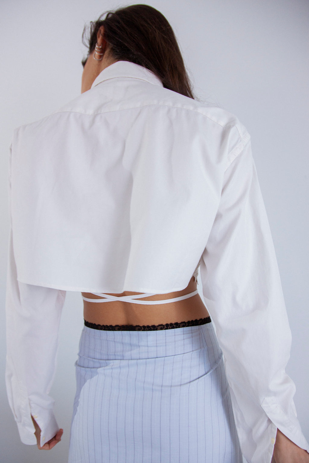 HANDKERCHIEF SHIRT WHITE