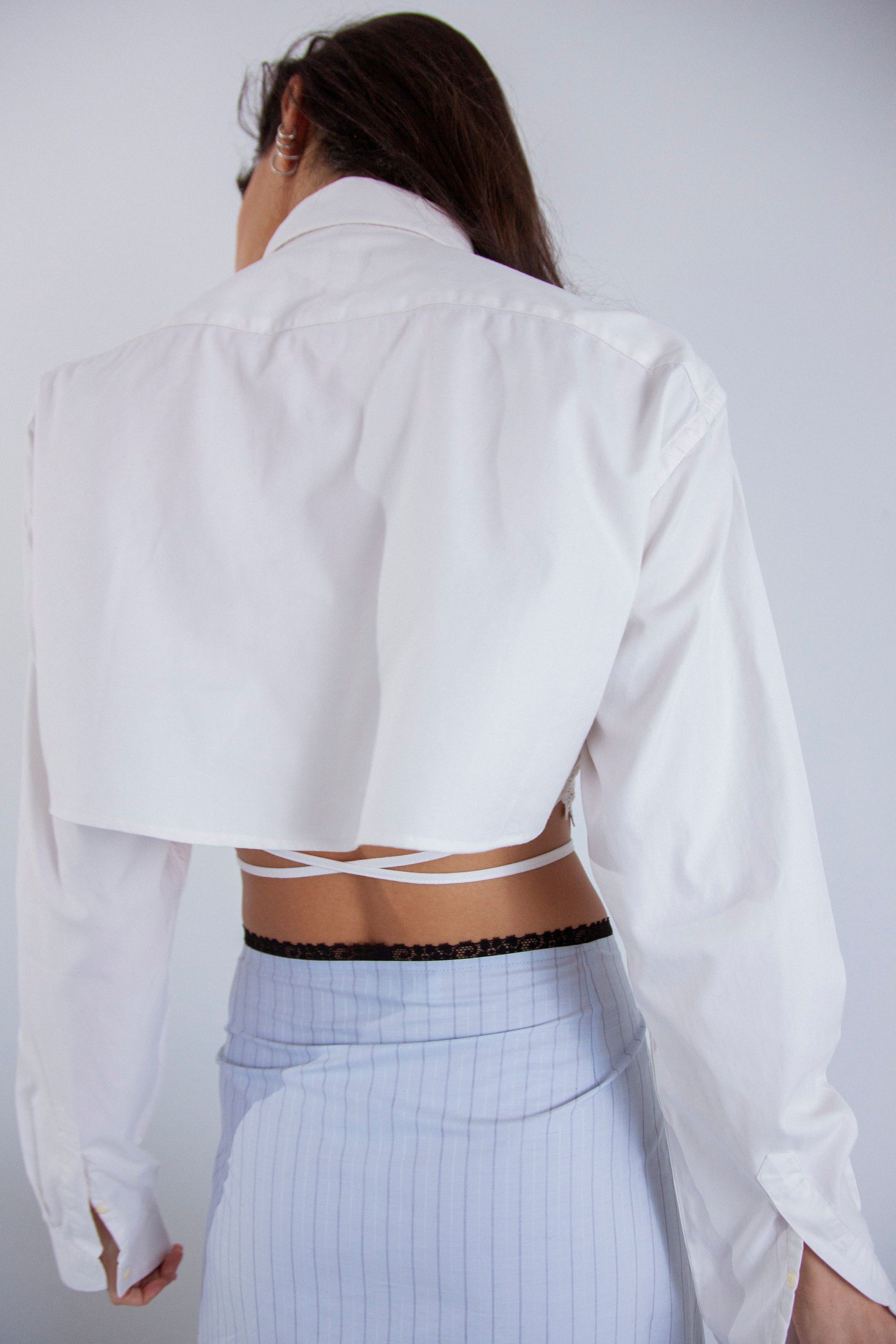HANDKERCHIEF SHIRT WHITE